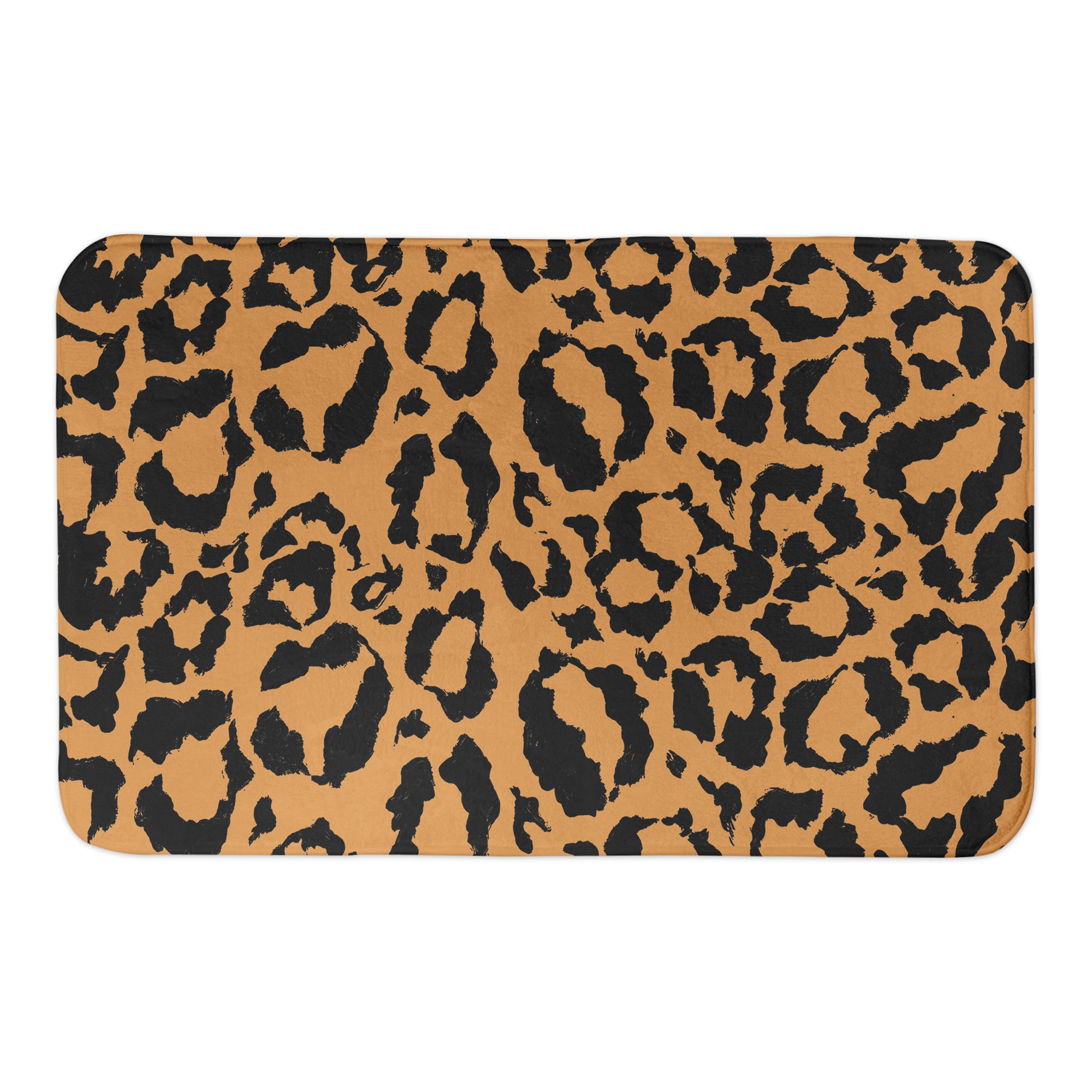 Cheetah Print 34x21 Bath Mat