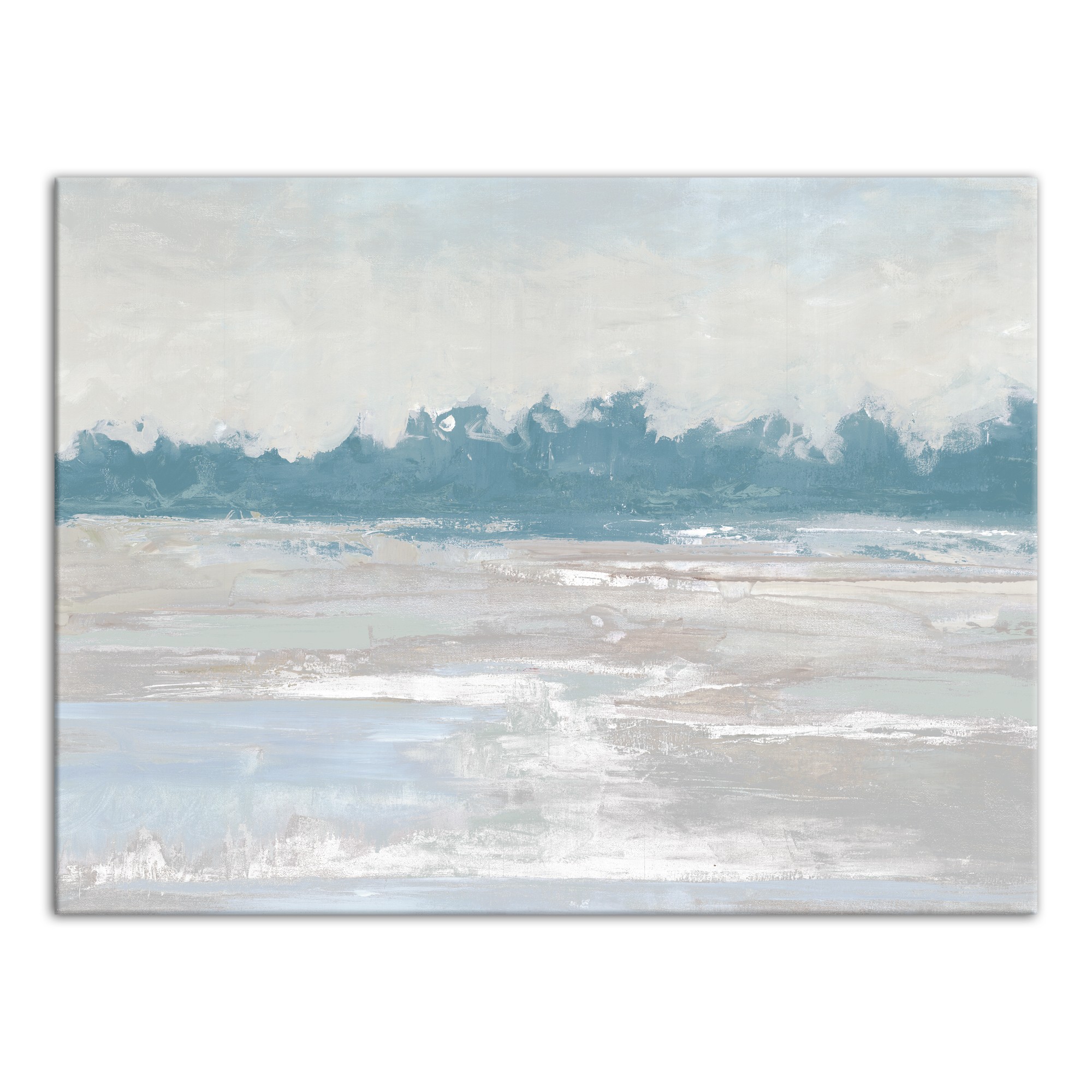 Rough stract landscape with tree line  Wall Art