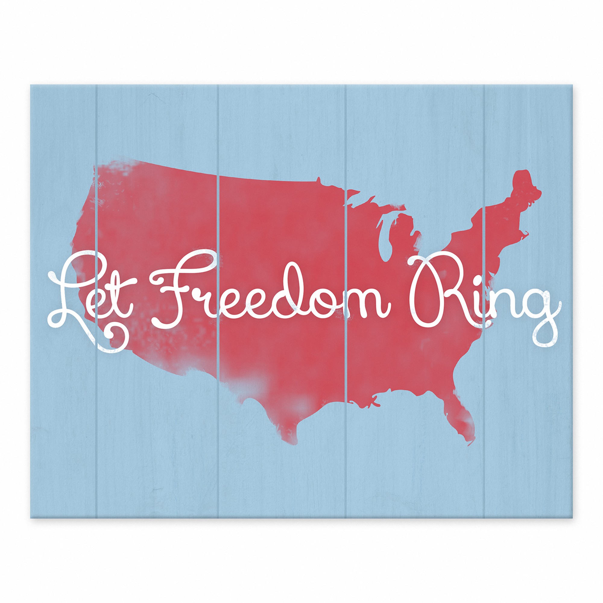 Let Freedom Ring 8x10 Tabletop Canvas