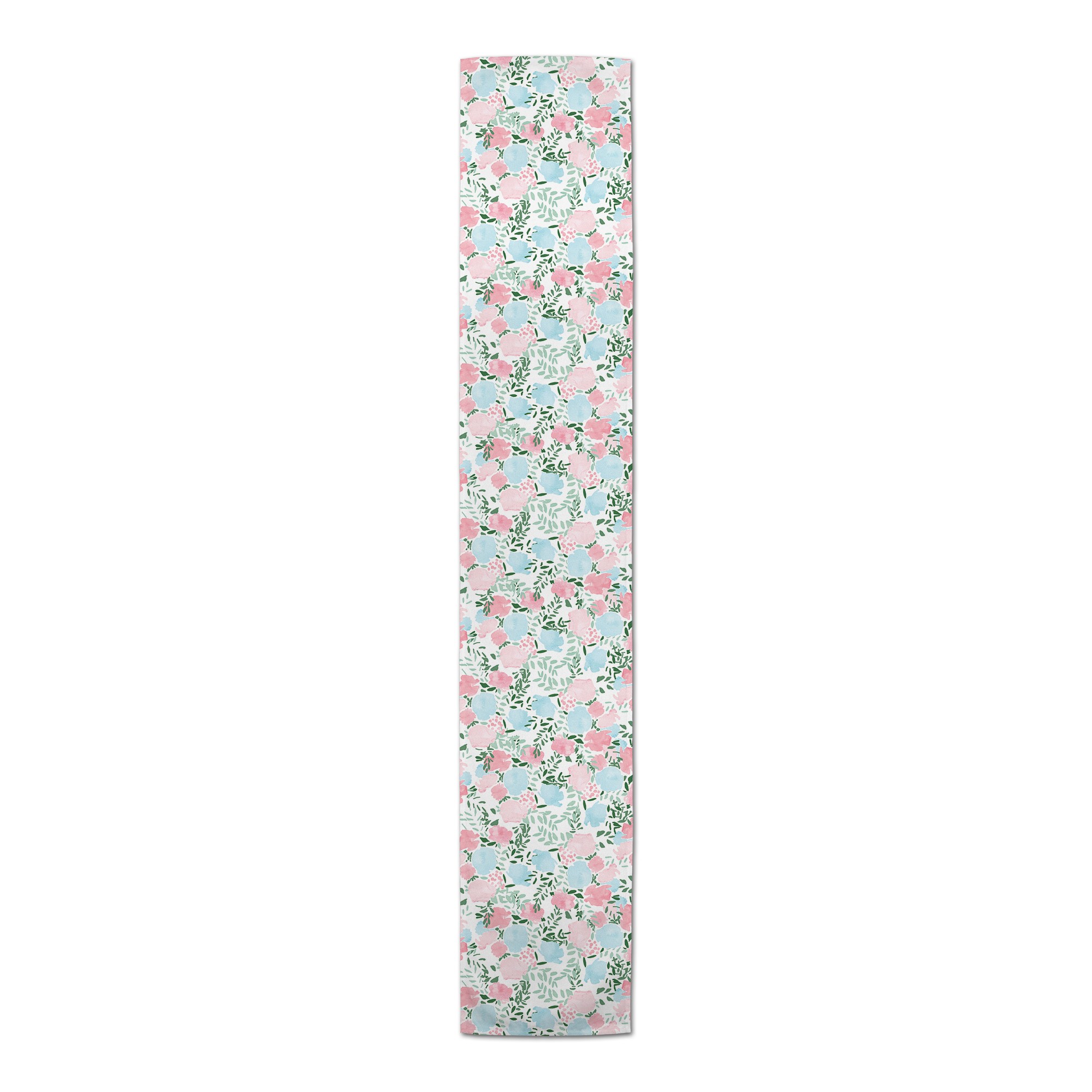 Pastel Watercolor Florals  Runner