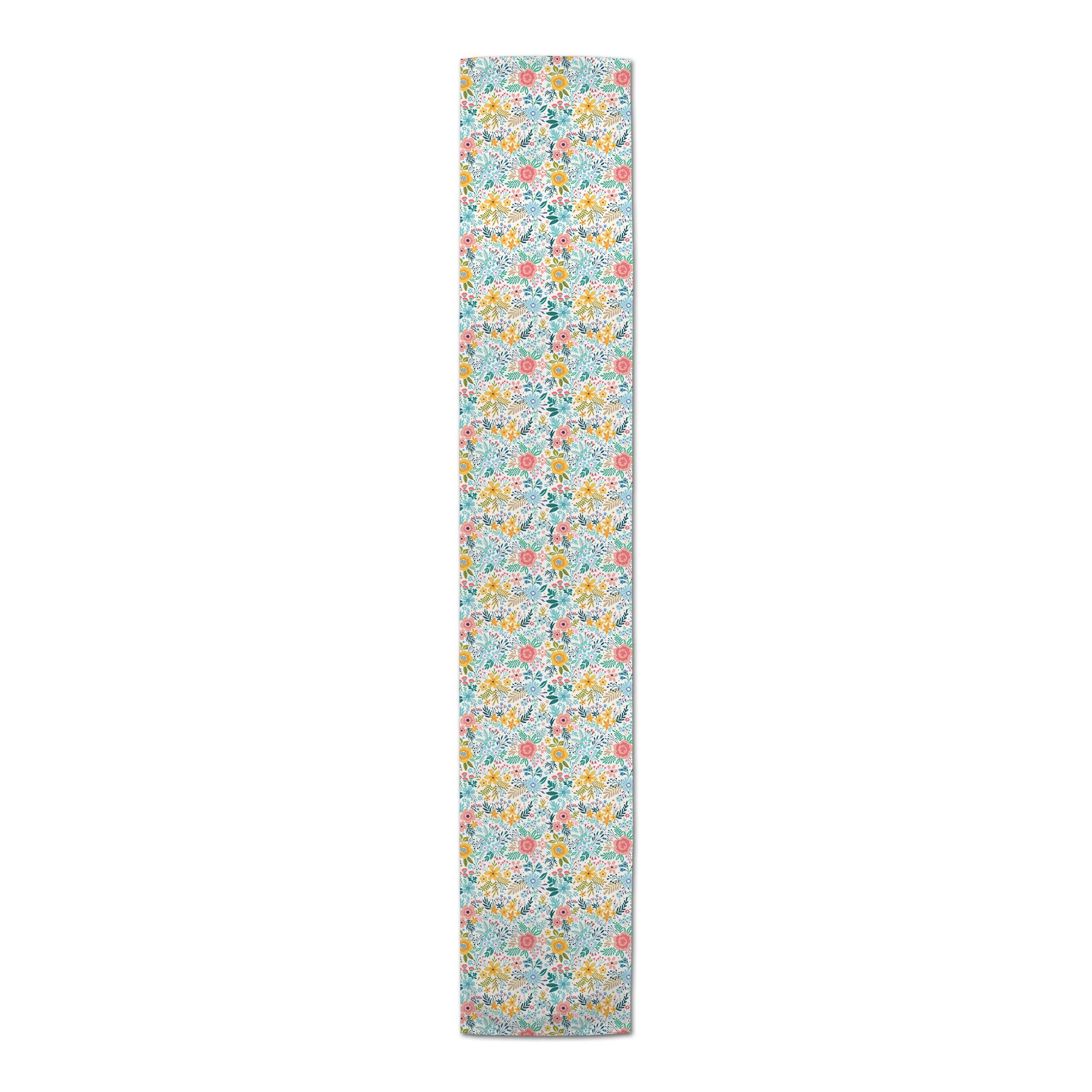 Cute Bright Flowers  Runner