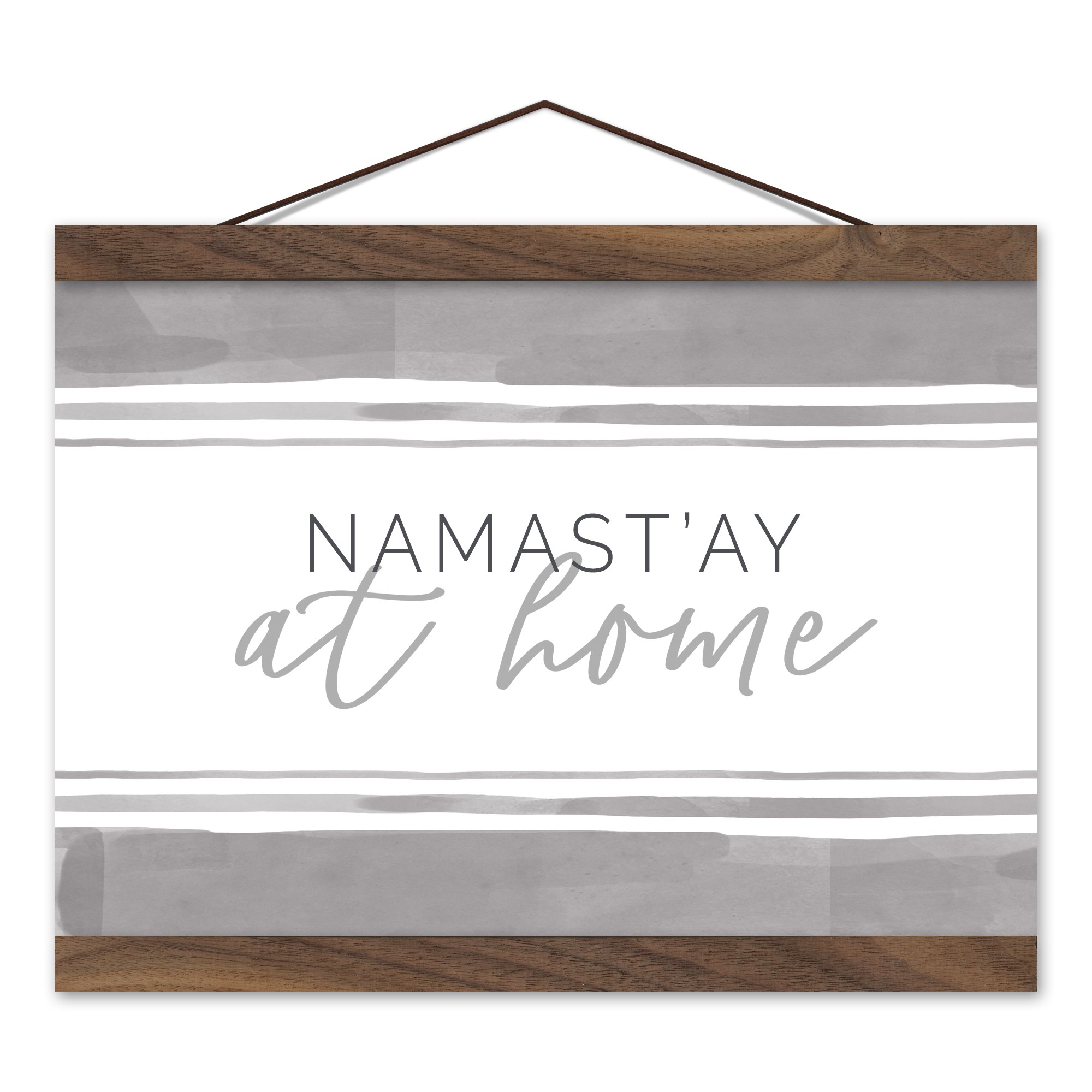 Namastay Home 12x8 Teak Hanging Canvas
