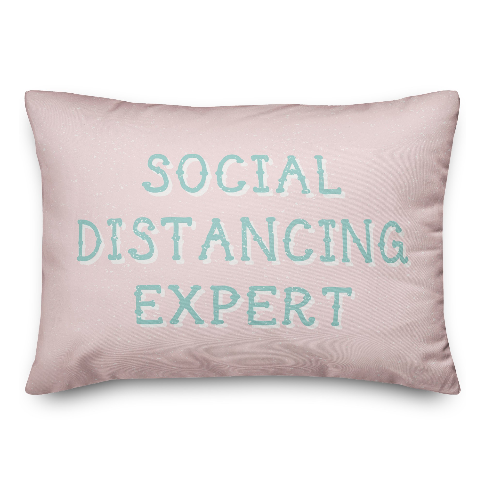 Social Distancing Expert 14x20 Spun Poly Pillow