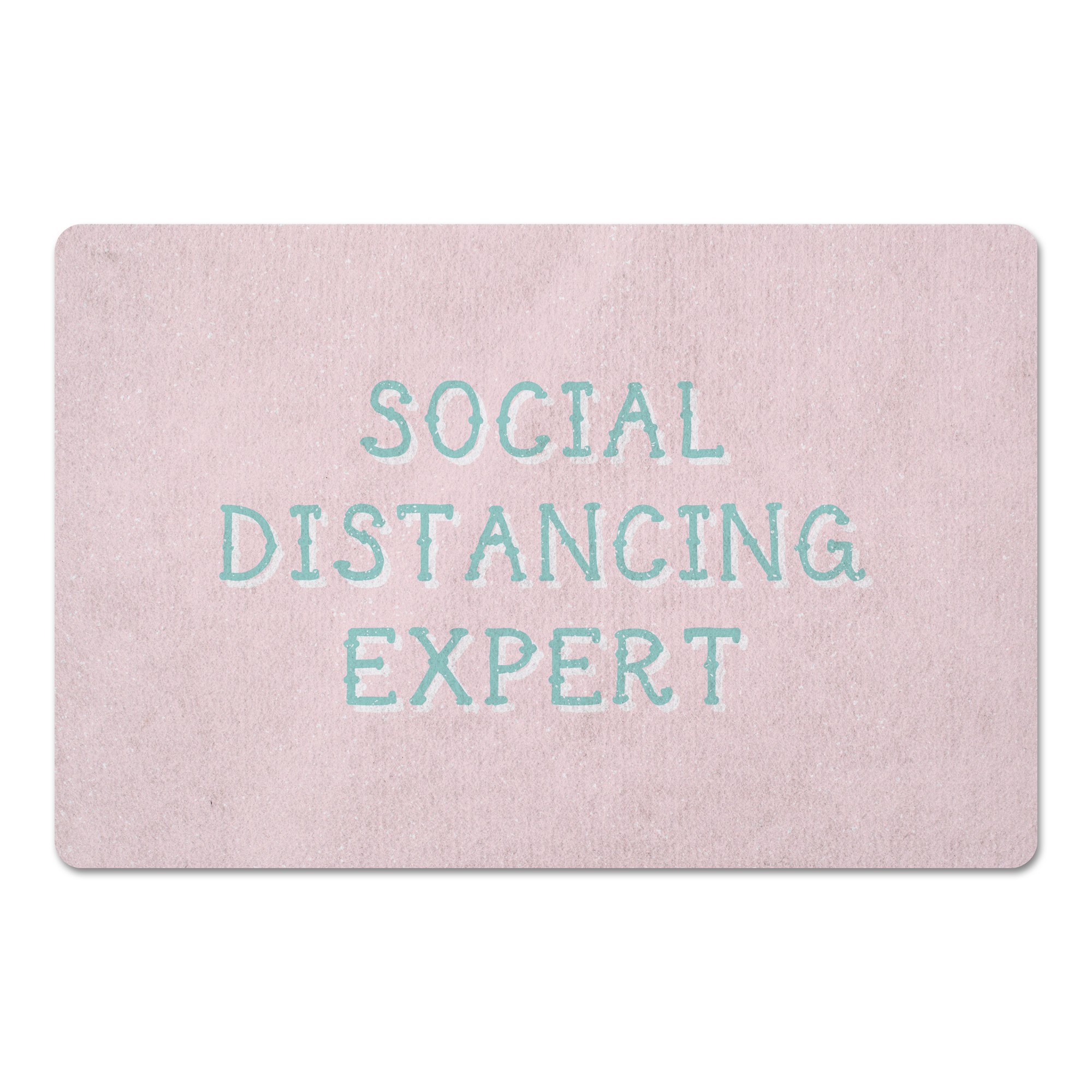 Social Distancing Expert 27x18 Floor Mat