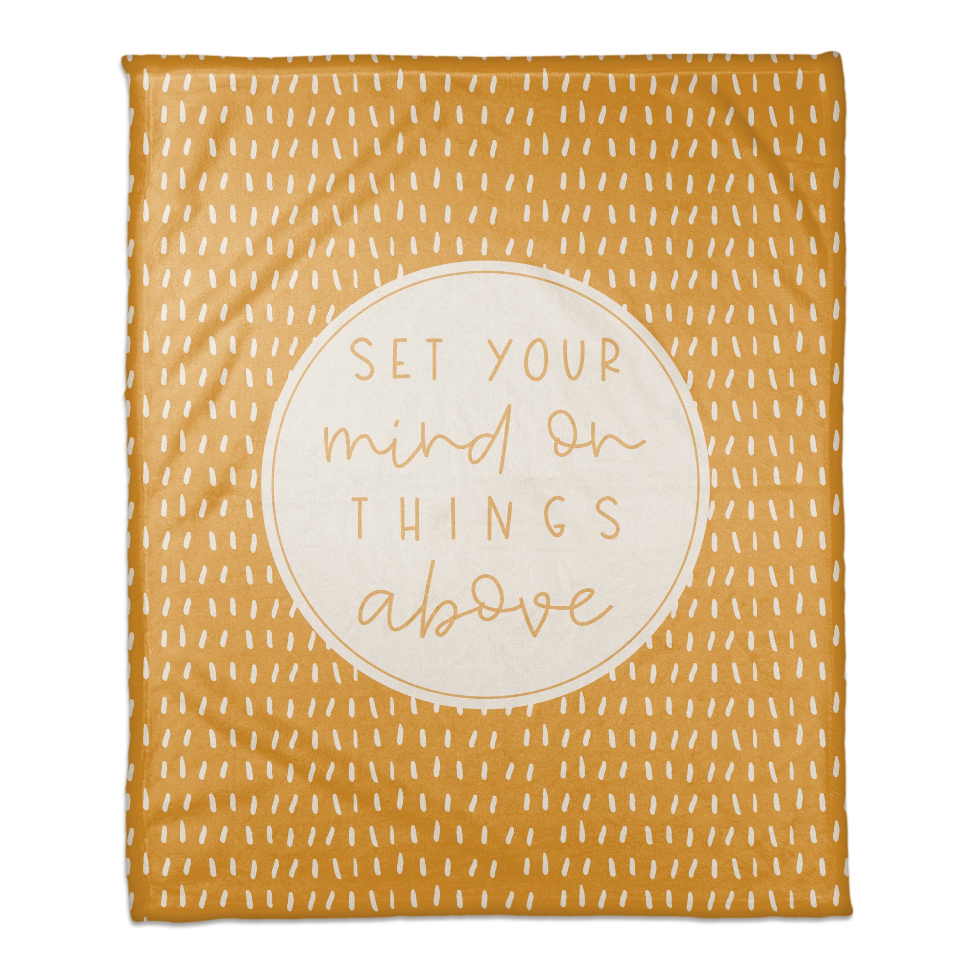 Set Your Mind On Things Above 50x60 Coral Fleece Blanket
