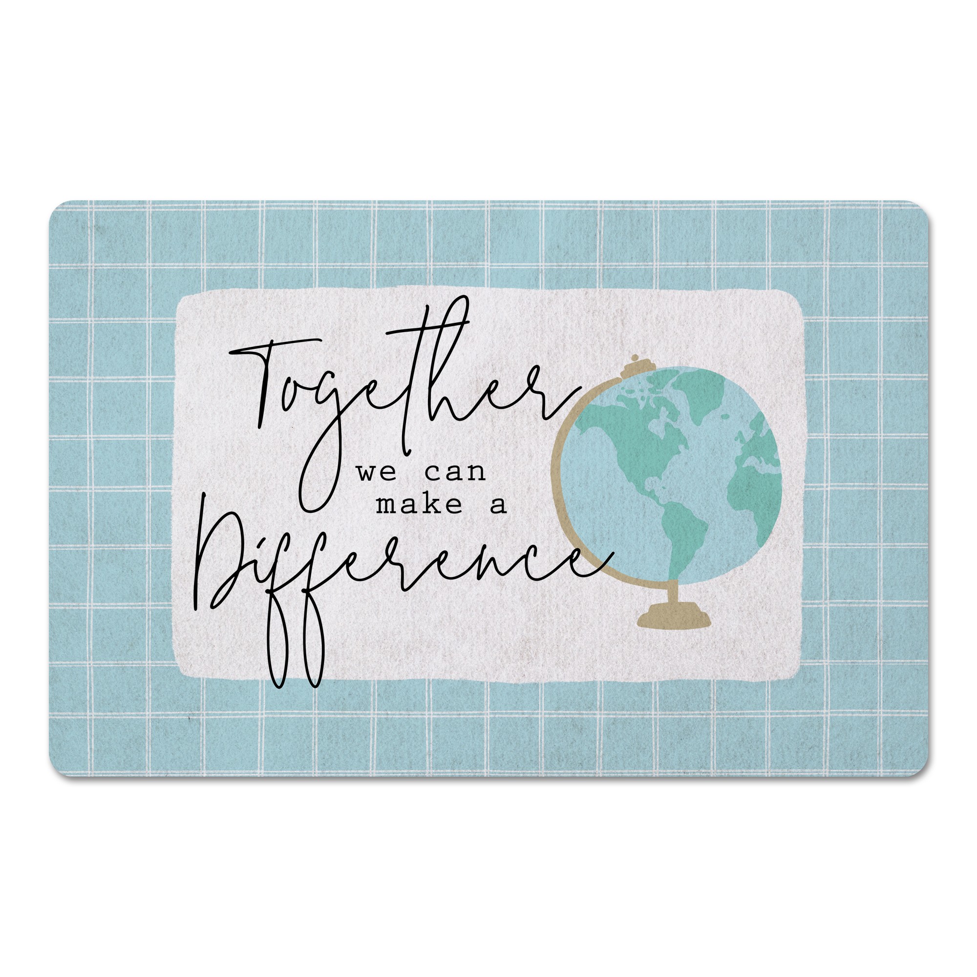 Together We Can Make A Difference 27x18 Floor Mat