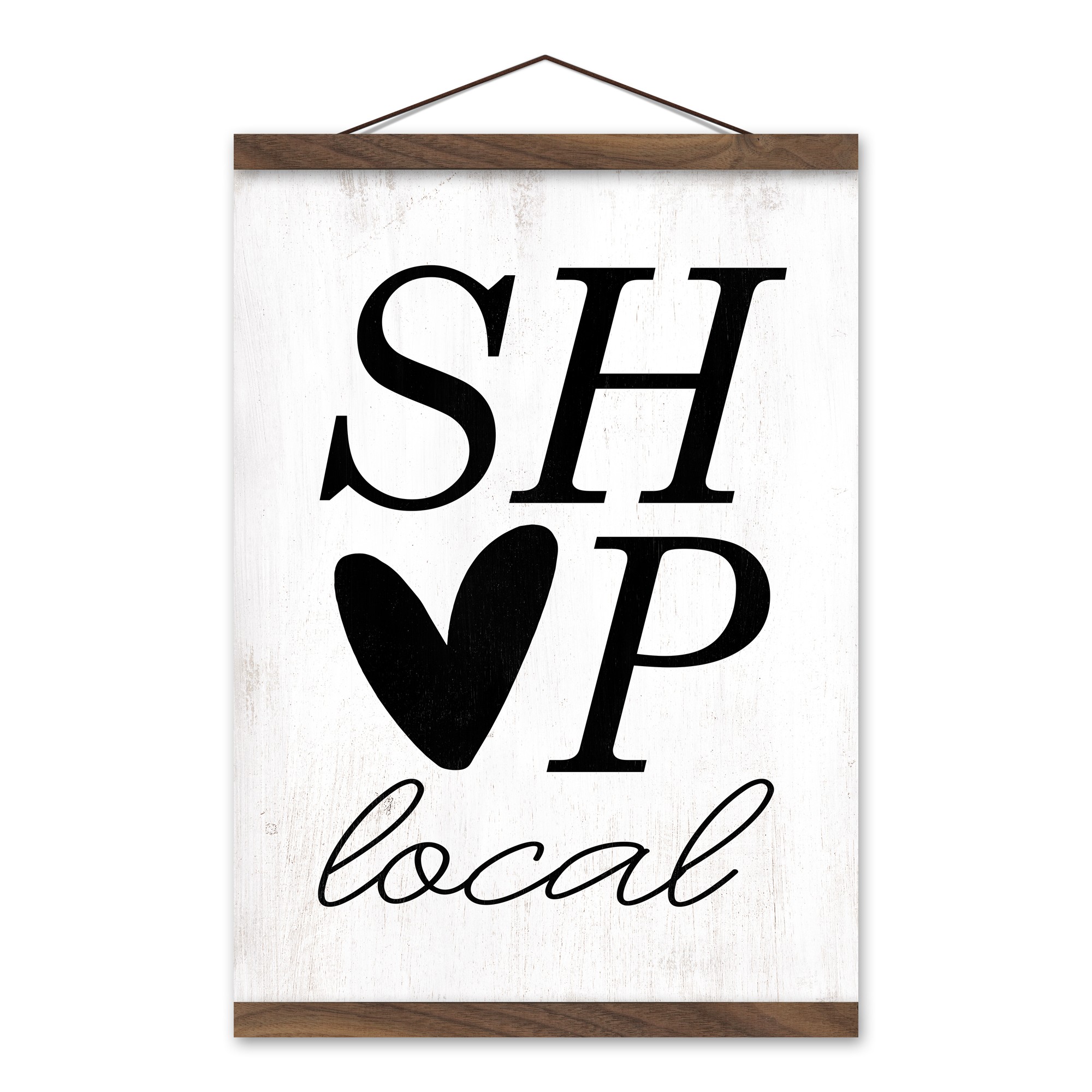 Shop Local 12x16 Teak Hanging Canvas