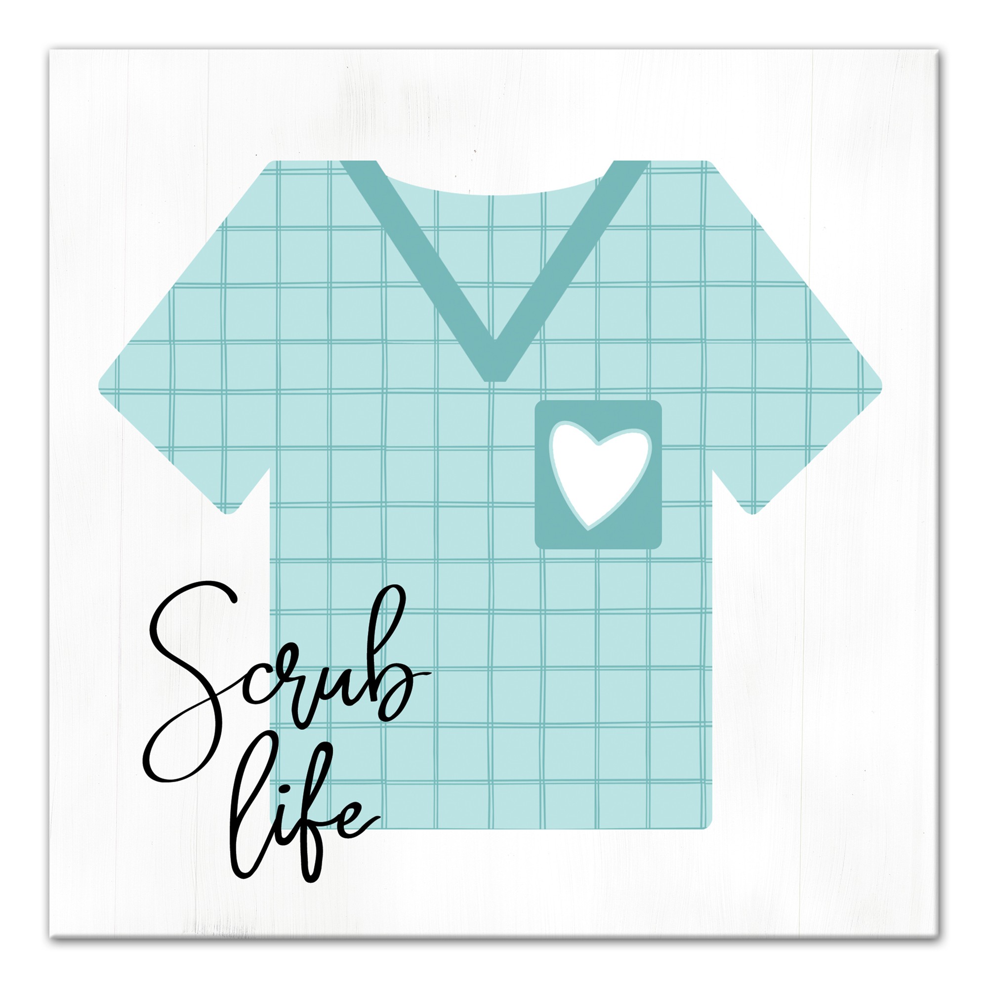Scrub Life 12x12 Canvas Wall Art