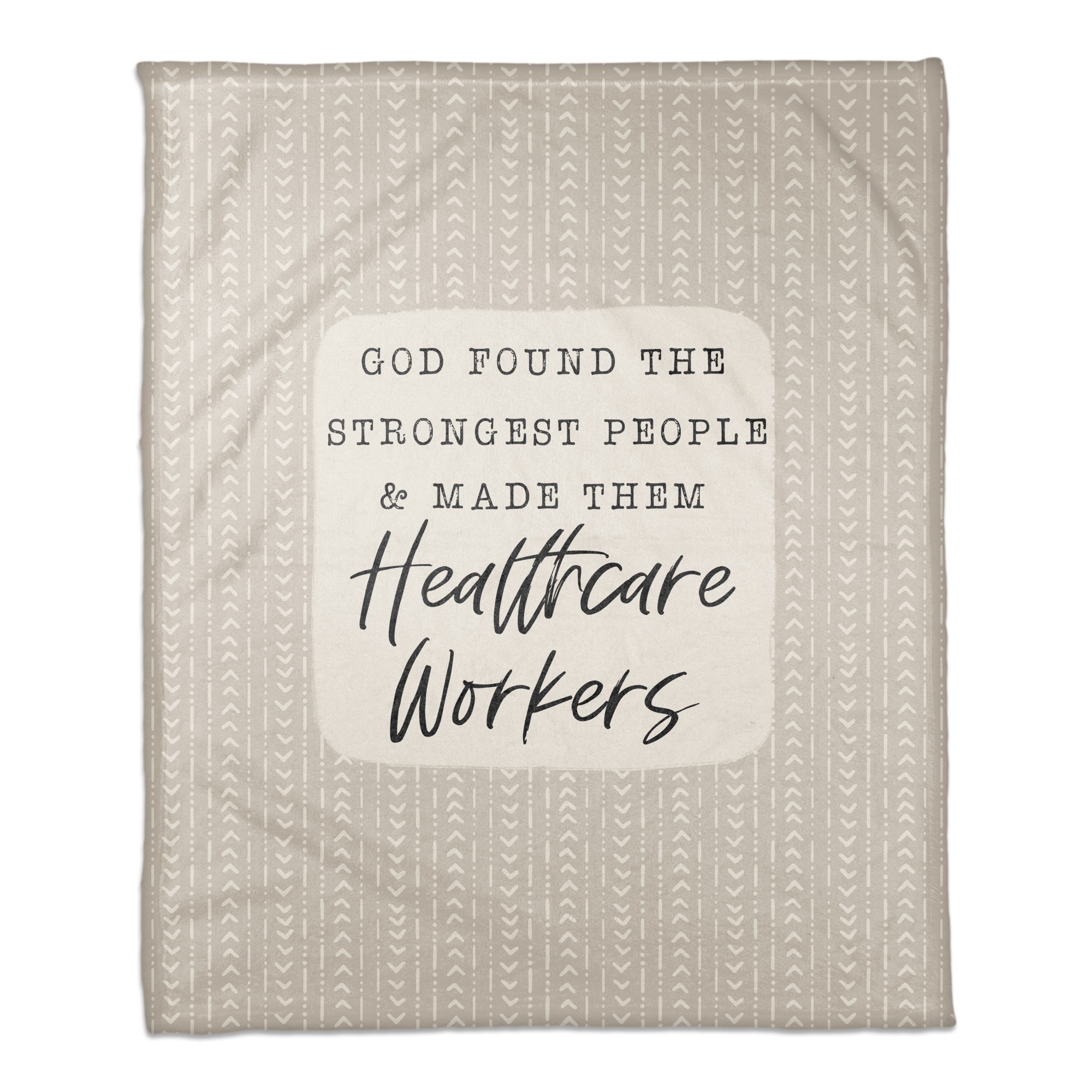 God Found The Strongest People And Made Them Nurses 50x60 Coral Fleece Blanket