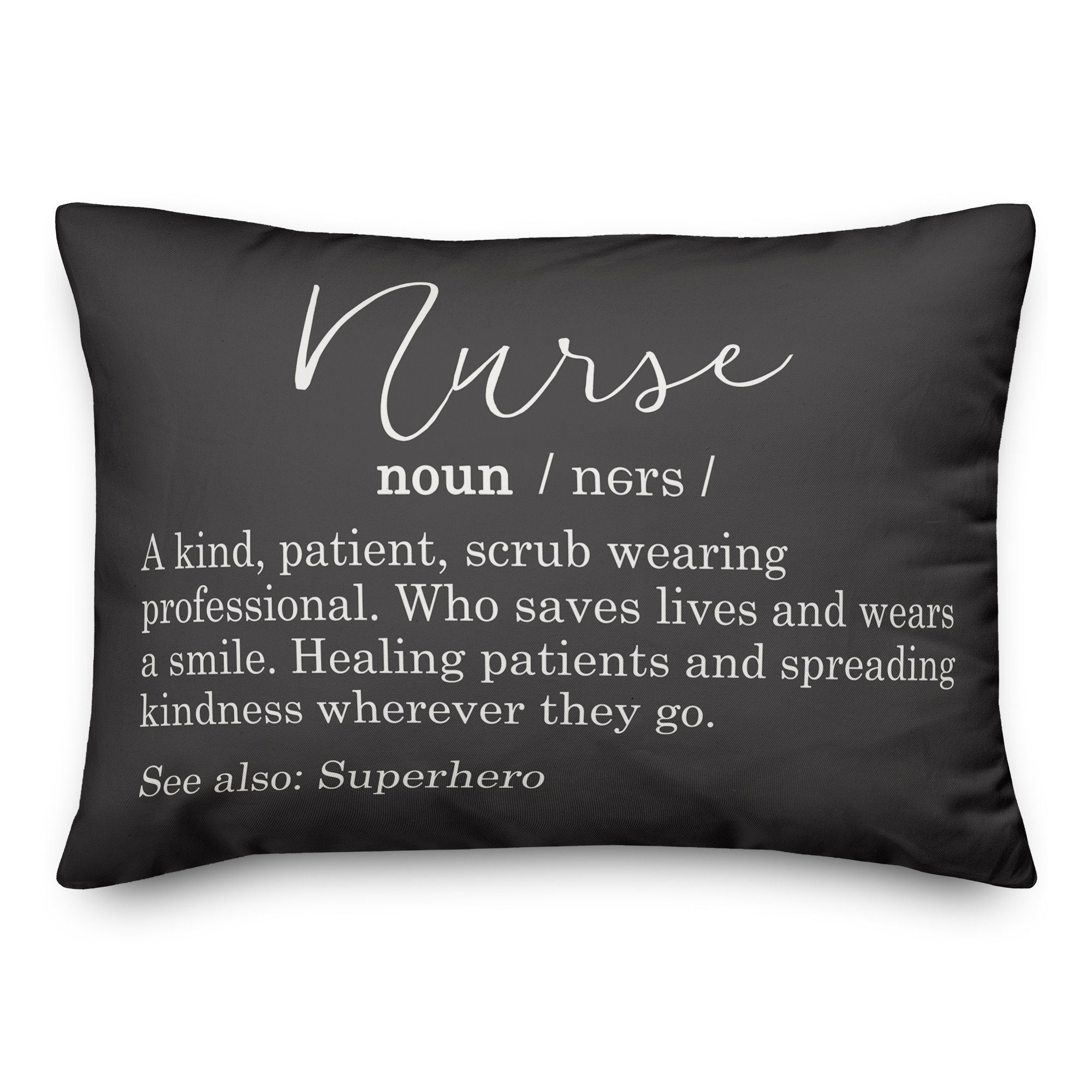 Nurse Definition 14x20 Spun Poly Pillow
