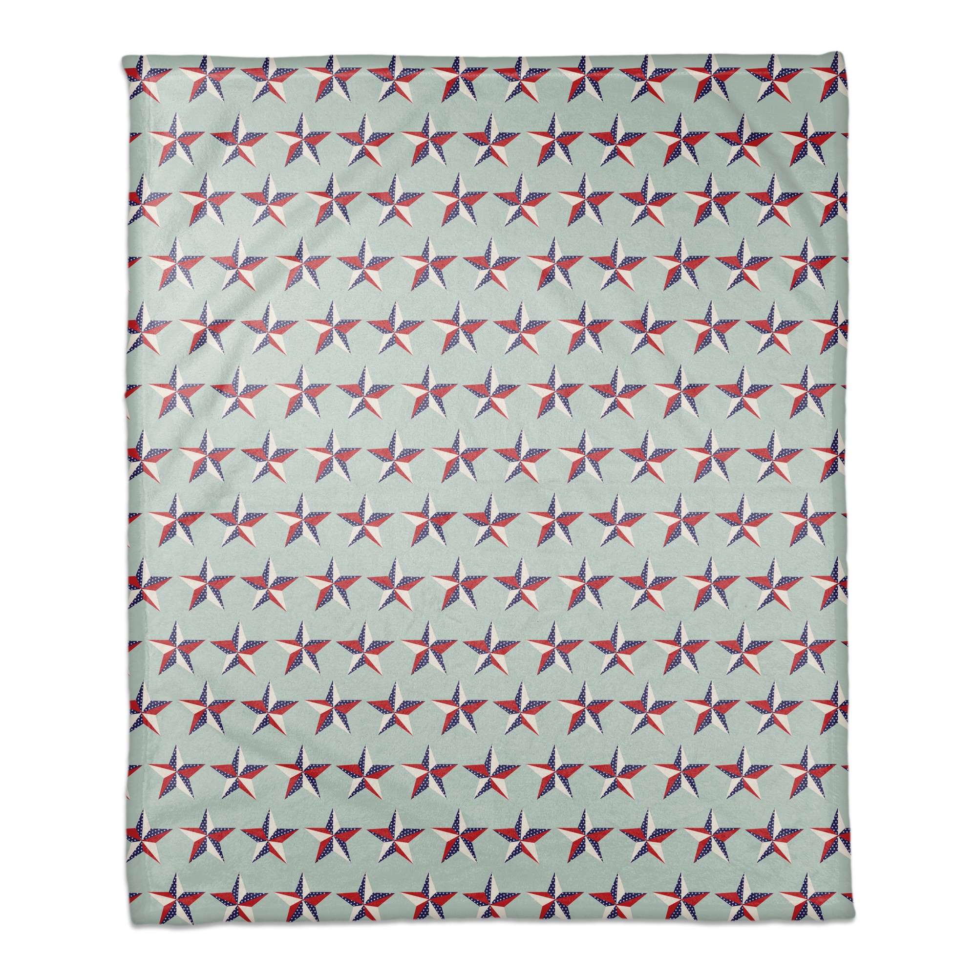 American Star Pattern 50x60 Coral Fleece Blanket