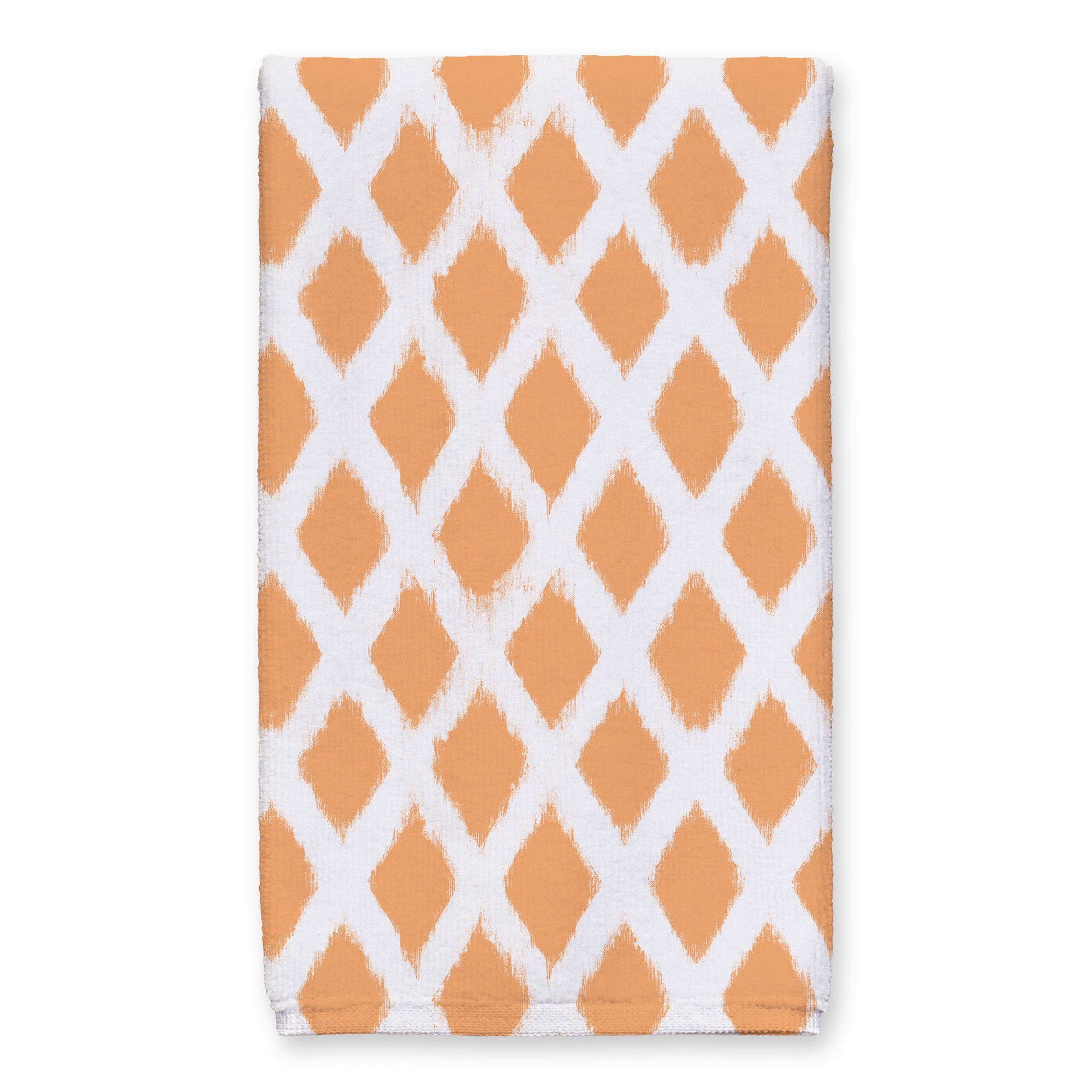 Peach Diamond Pattern 16x25 Towel