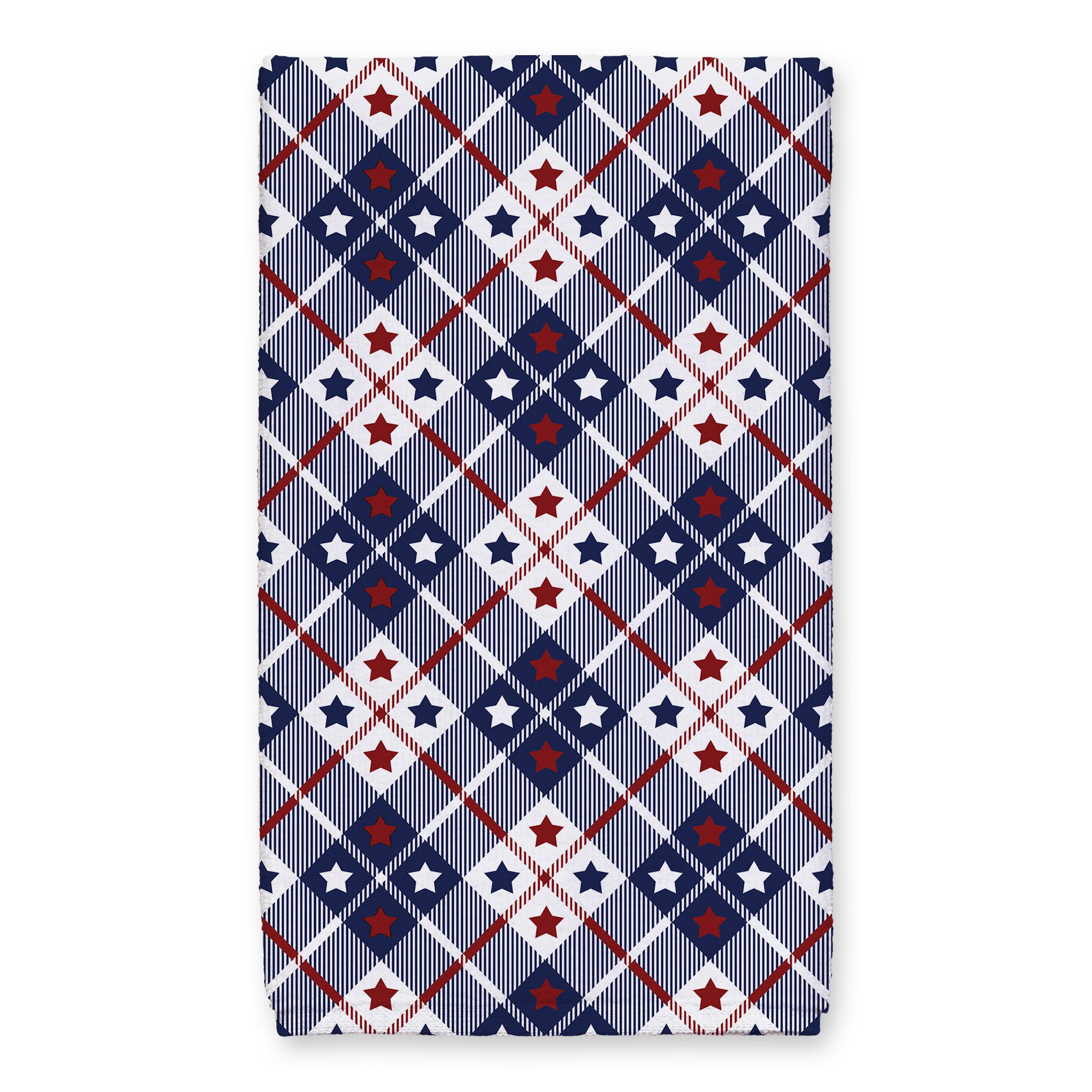 Stars and Stripes Pattern 16x25 Towel
