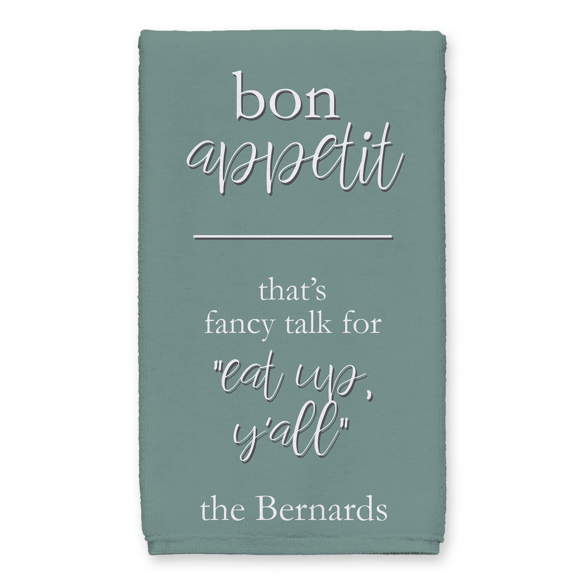 Eat Up Yall 16x25 Personalized Towel