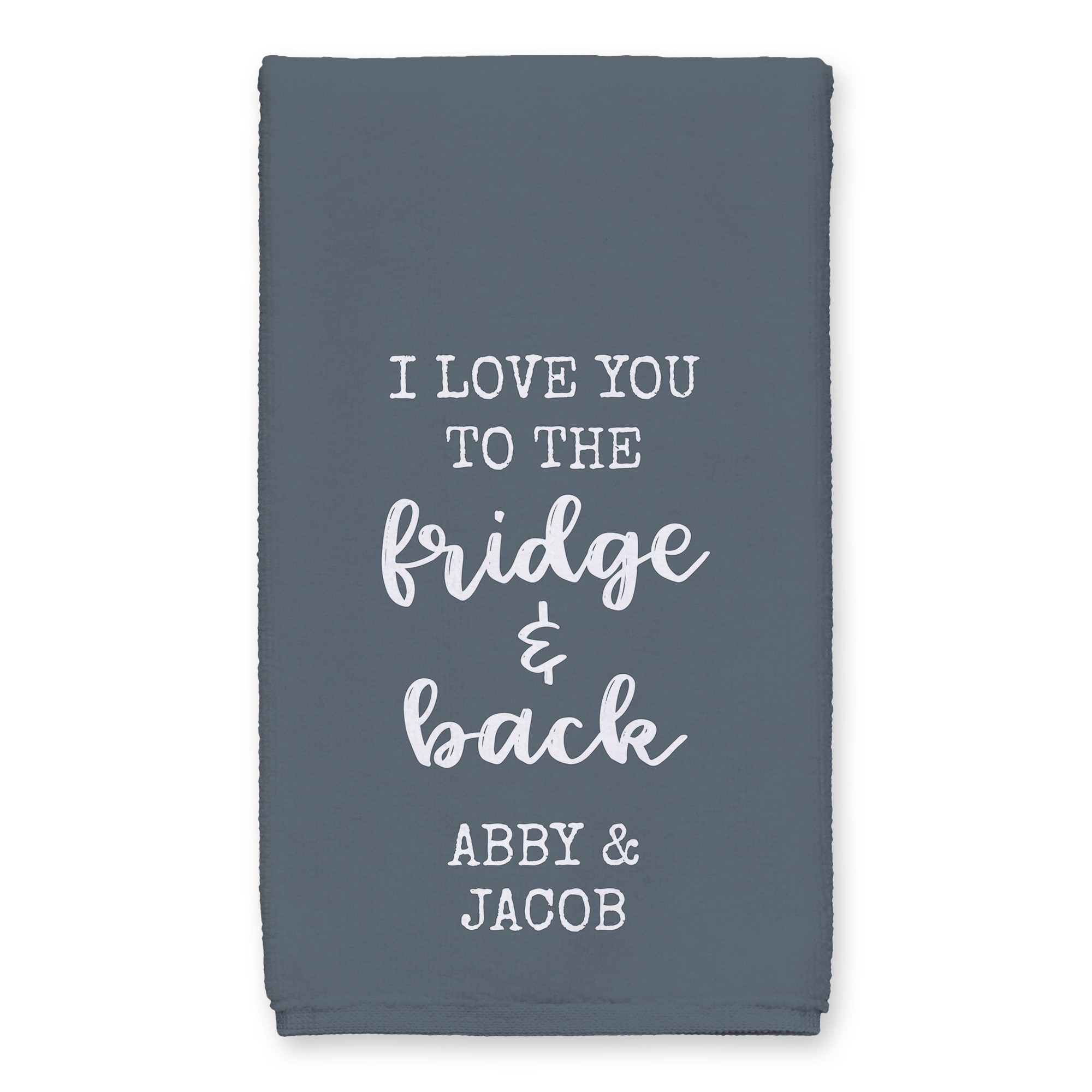 Fridge and Back 16x25 Personalized Towel