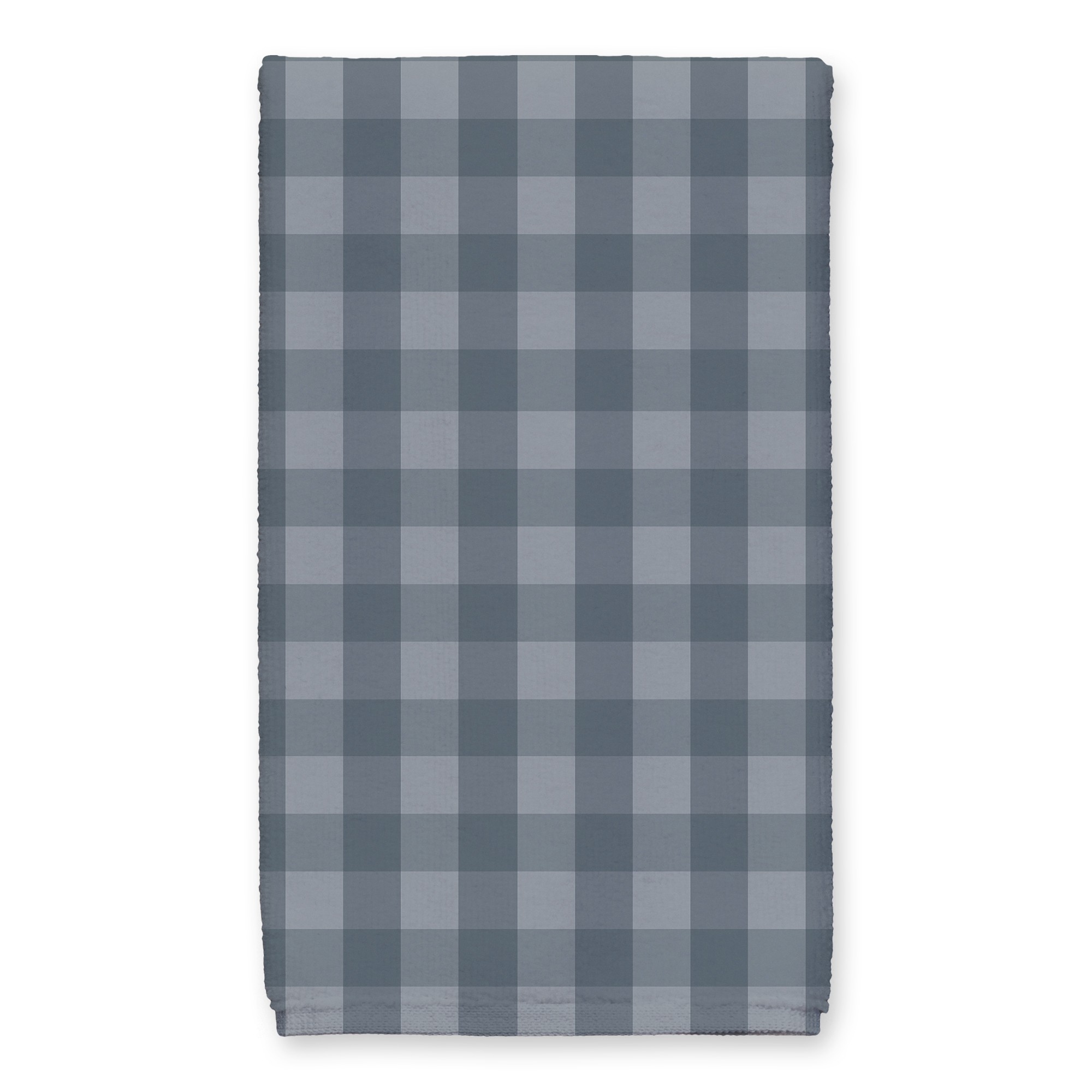 Black Slate Gingham 16x25 Towel