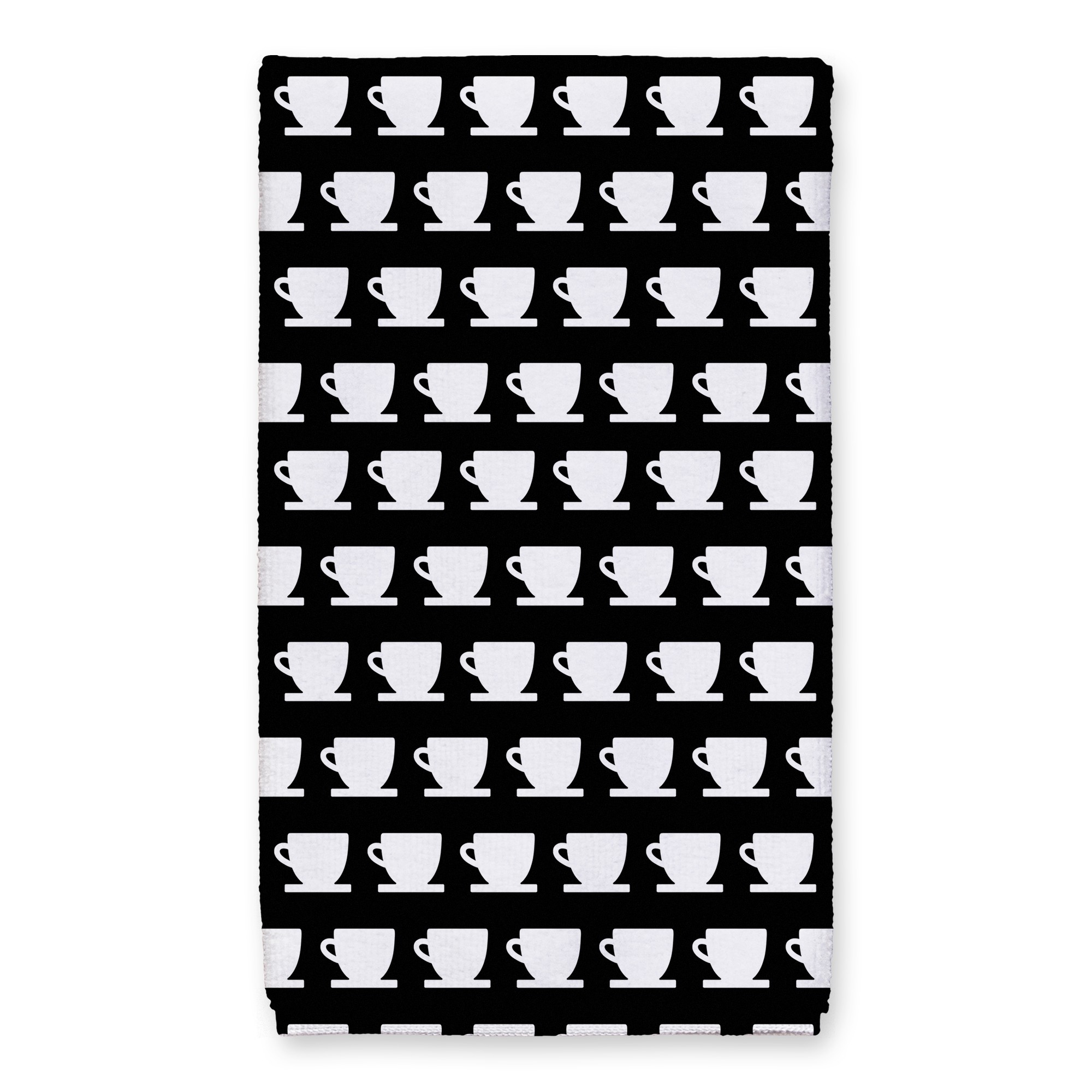 Coffee Cup Pattern 16x25 Towel