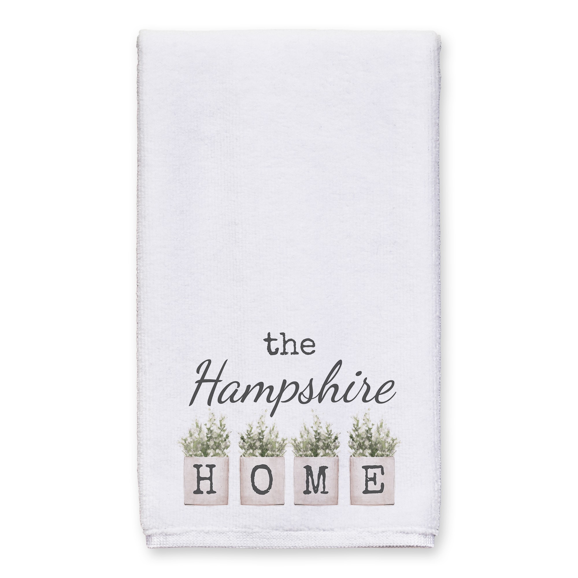 Family Home Plants 16x25 Personalized Towel