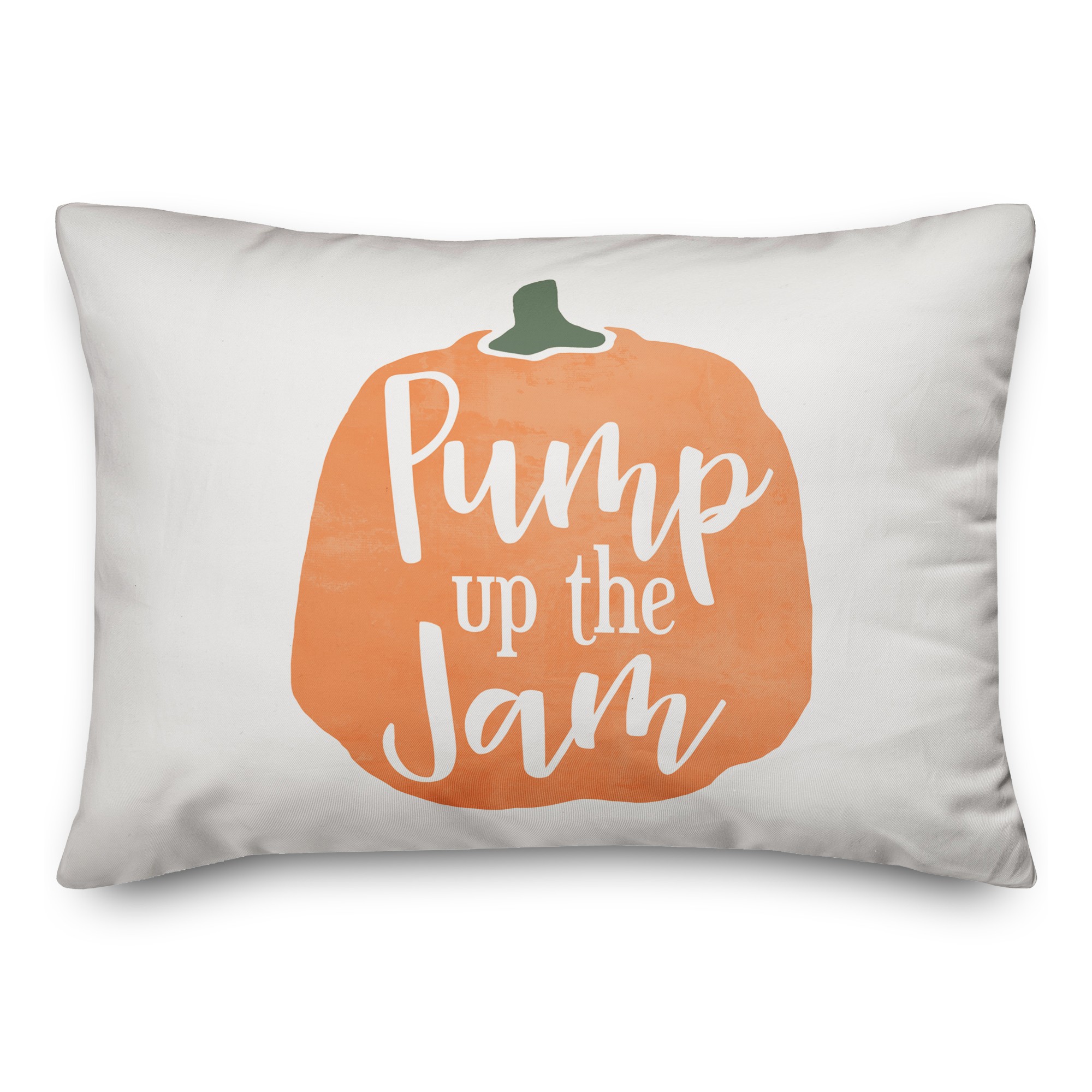 Pump on the Jam Pumpkin 14x20 Spun Poly Pillow