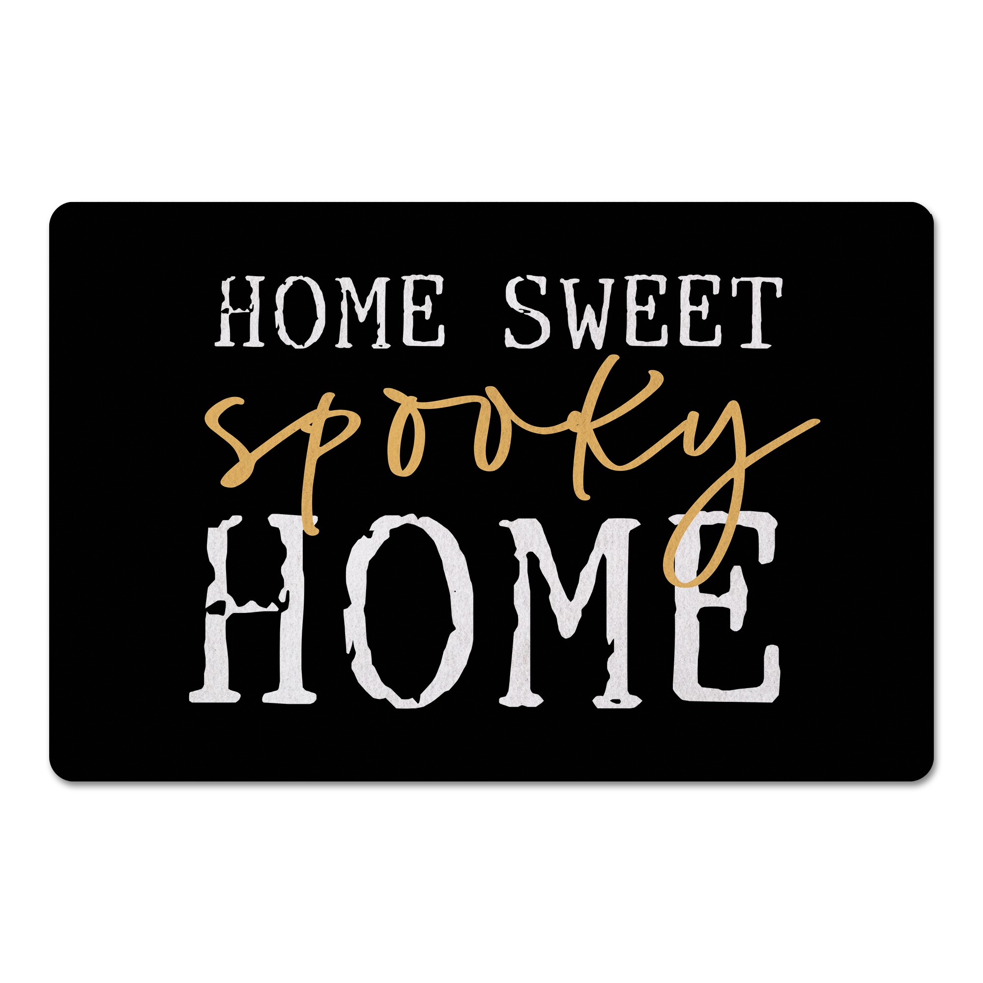 Home Sweet Spooky Home 27x18 Floor Mat