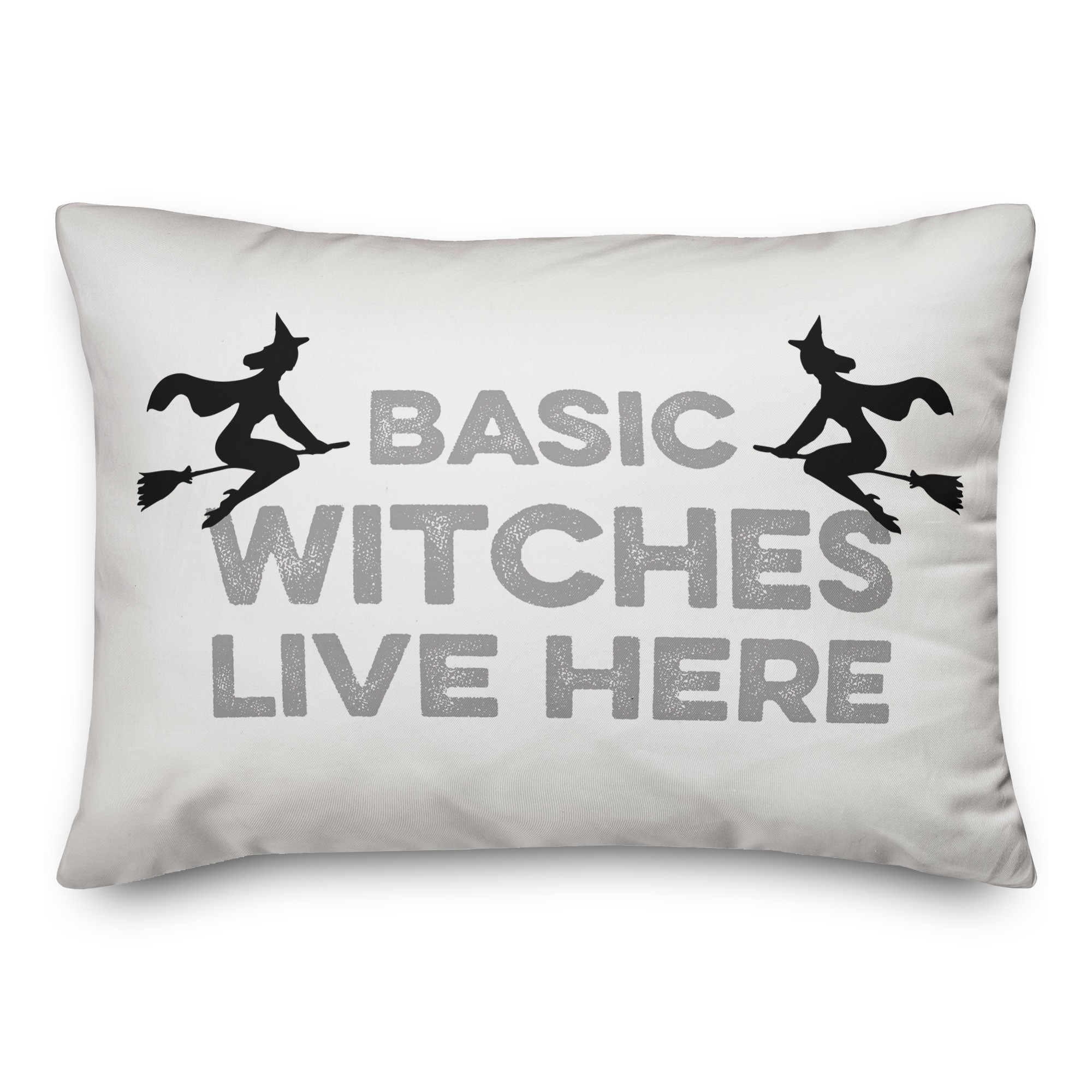 Basic Witches Live Here 14x20 Spun Poly Pillow