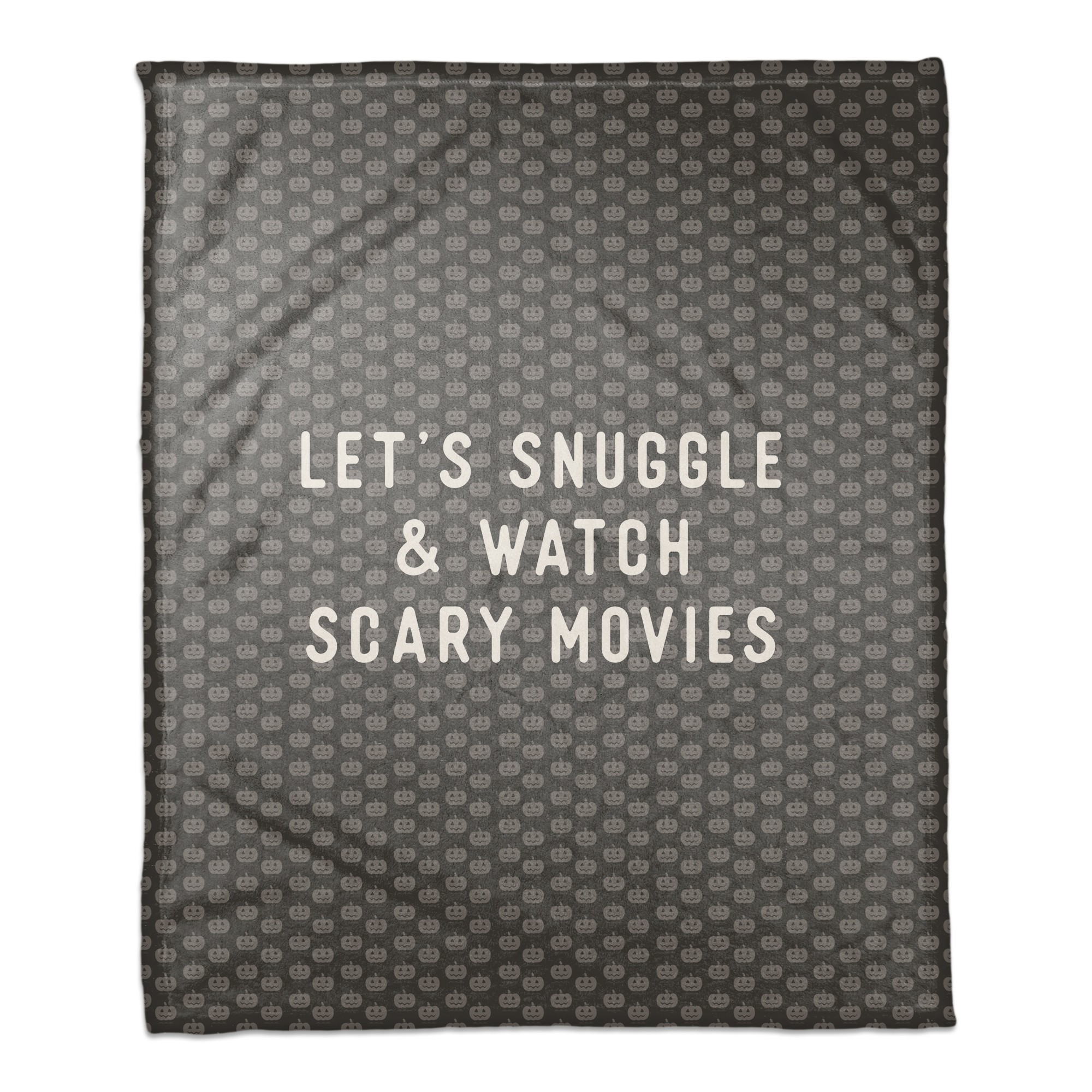 Snuggle and Watch Scary Movies 50x60 Coral Fleece Blanket