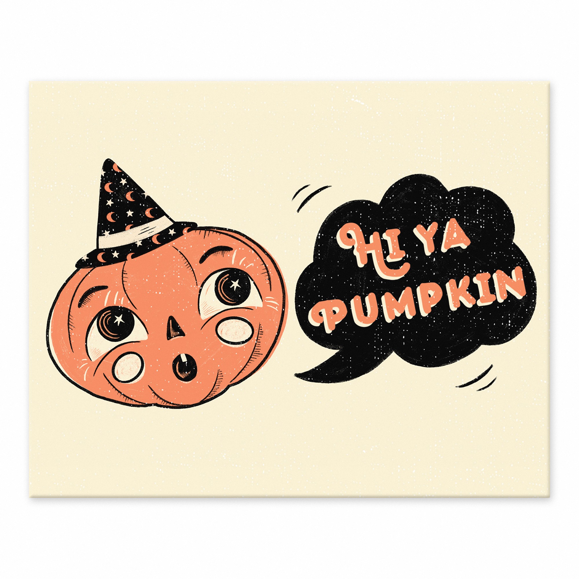 Hi Ya Pumpkin 8x10 Tabletop Canvas