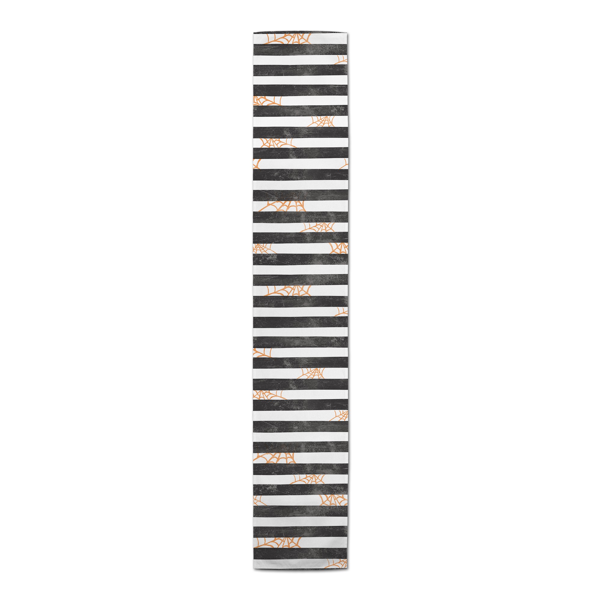 Spiderwebs and Stripes Pattern Runner