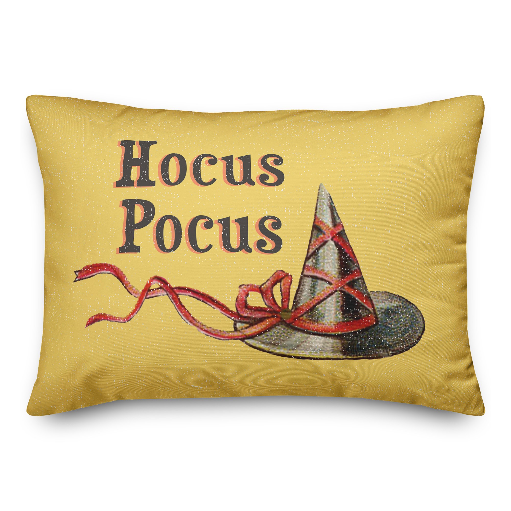 Hocus Pocus Witch Hat 14x20 Spun Poly Pillow