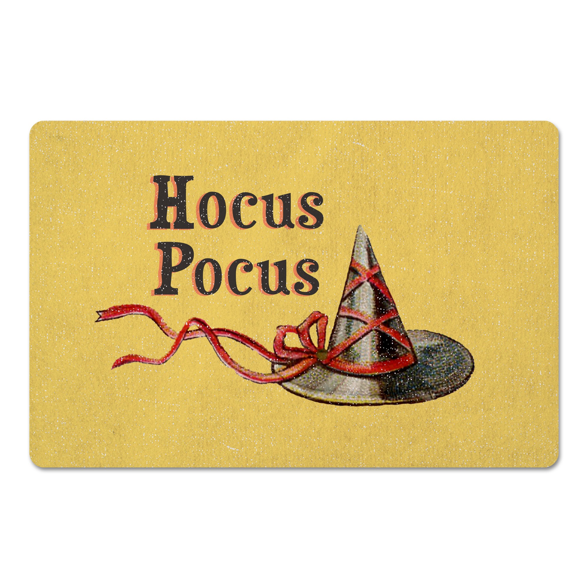 Hocus Pocus Witch Hat 27x18 Floor Mat