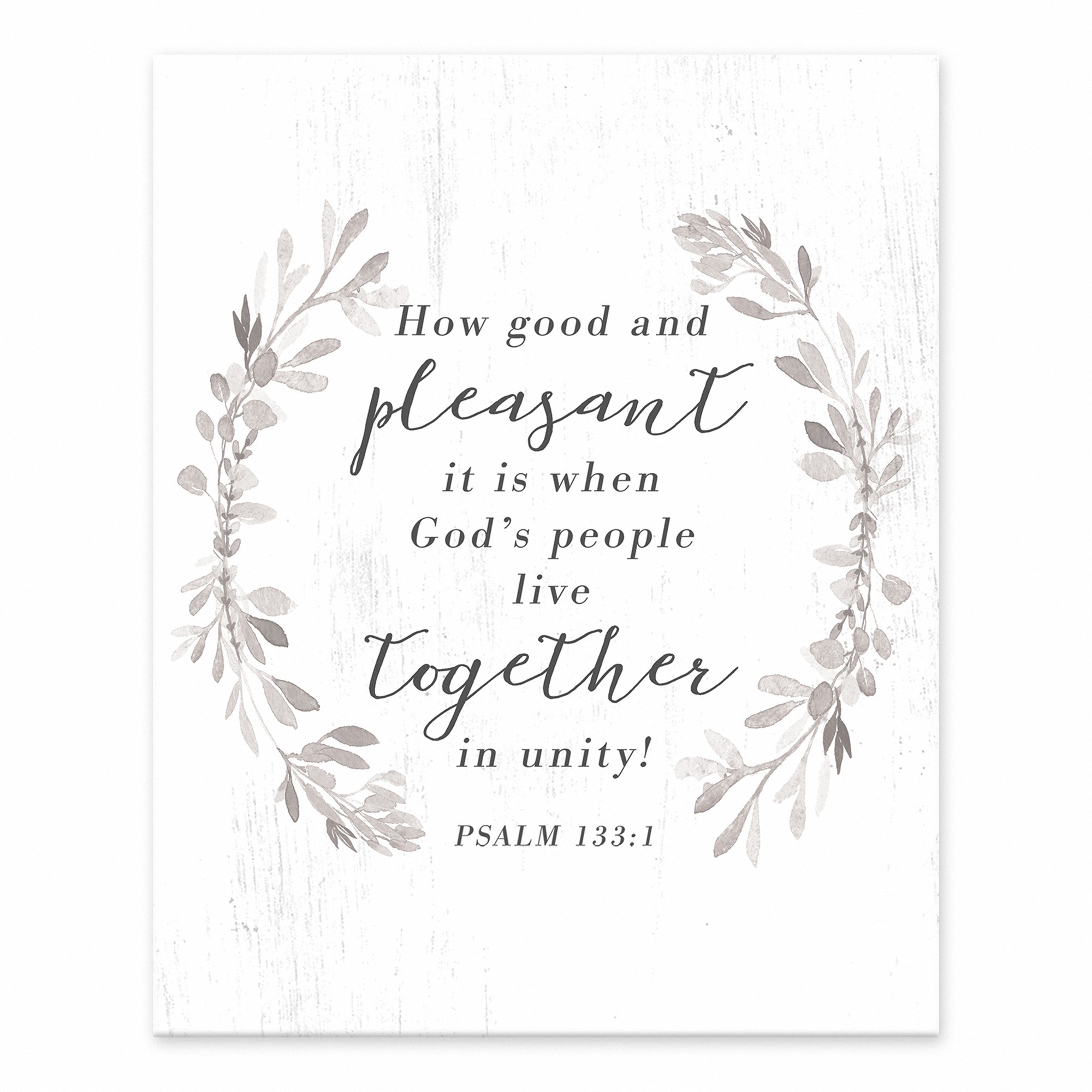 Together In Unity 8x10 Tabletop Canvas