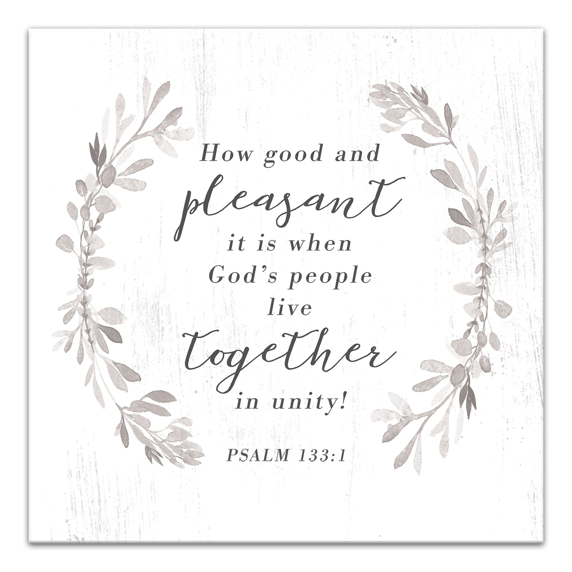 Together In Unity 12x12 Canvas Wall Art