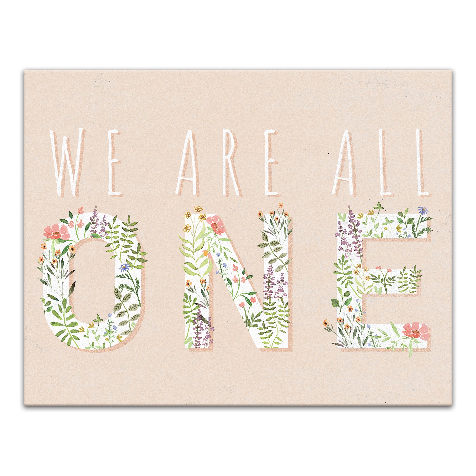 We Are All One 11x14 Canvas Wall Art