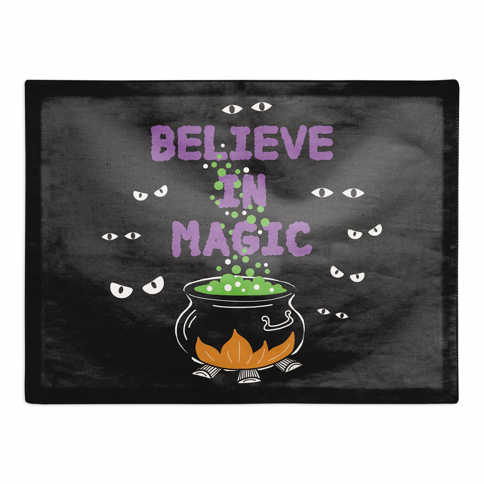 Halloween Believe in Magic 18x14 Poly Twill Placemat
