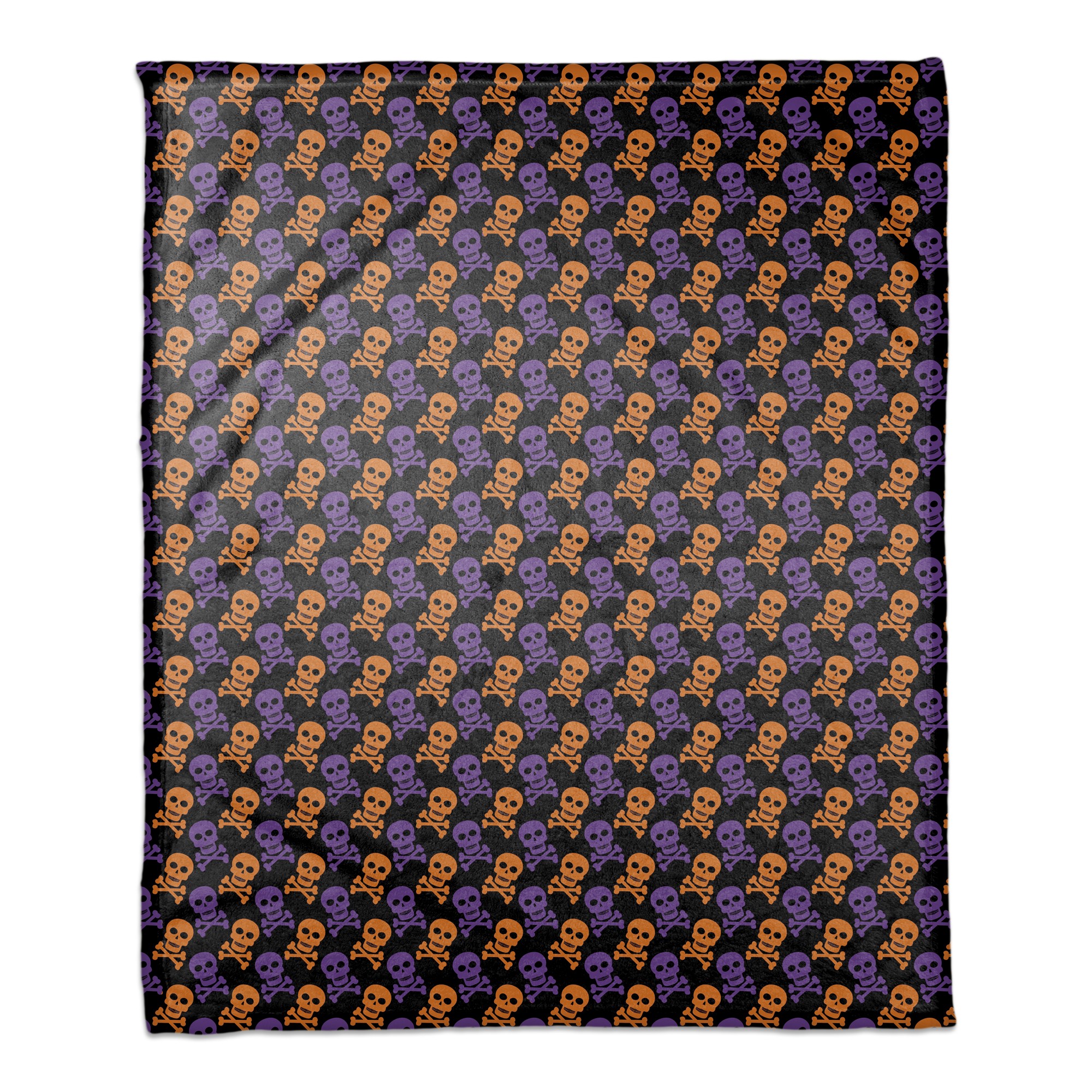 Skull and Crossbone Pattern 50x60 Coral Fleece Blanket