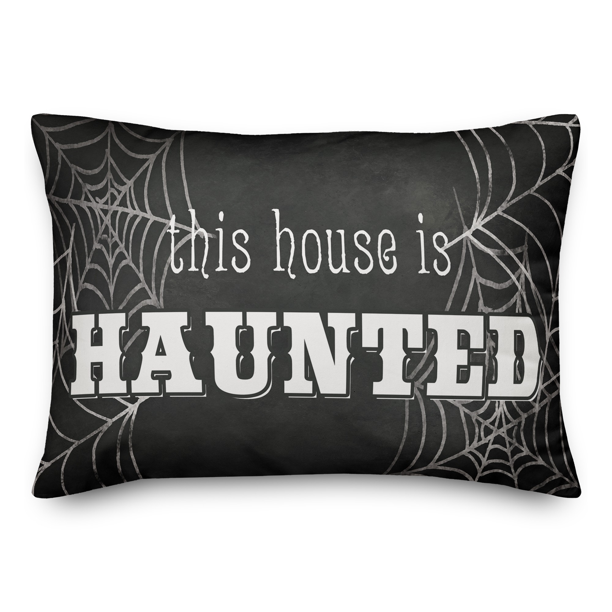 Haunted House 14x20 Spun Poly Pillow