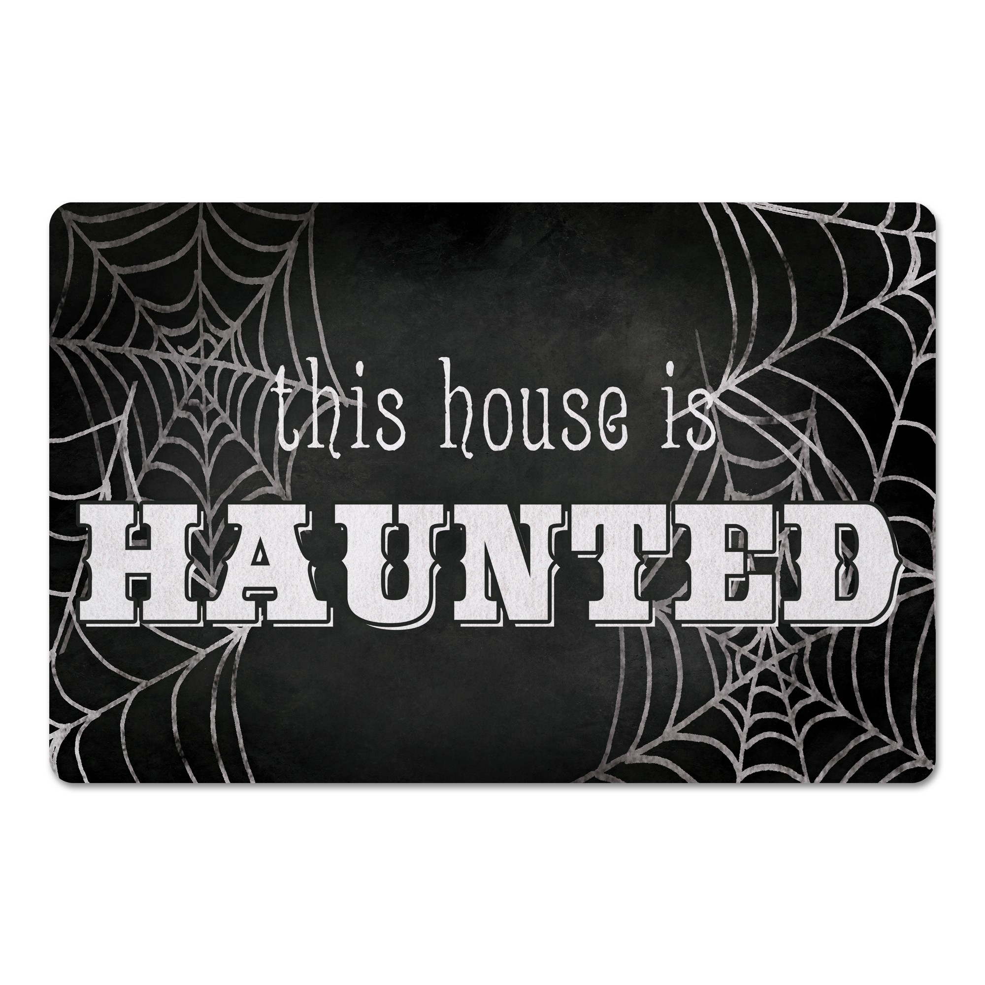 Haunted House 27x18 Floor Mat
