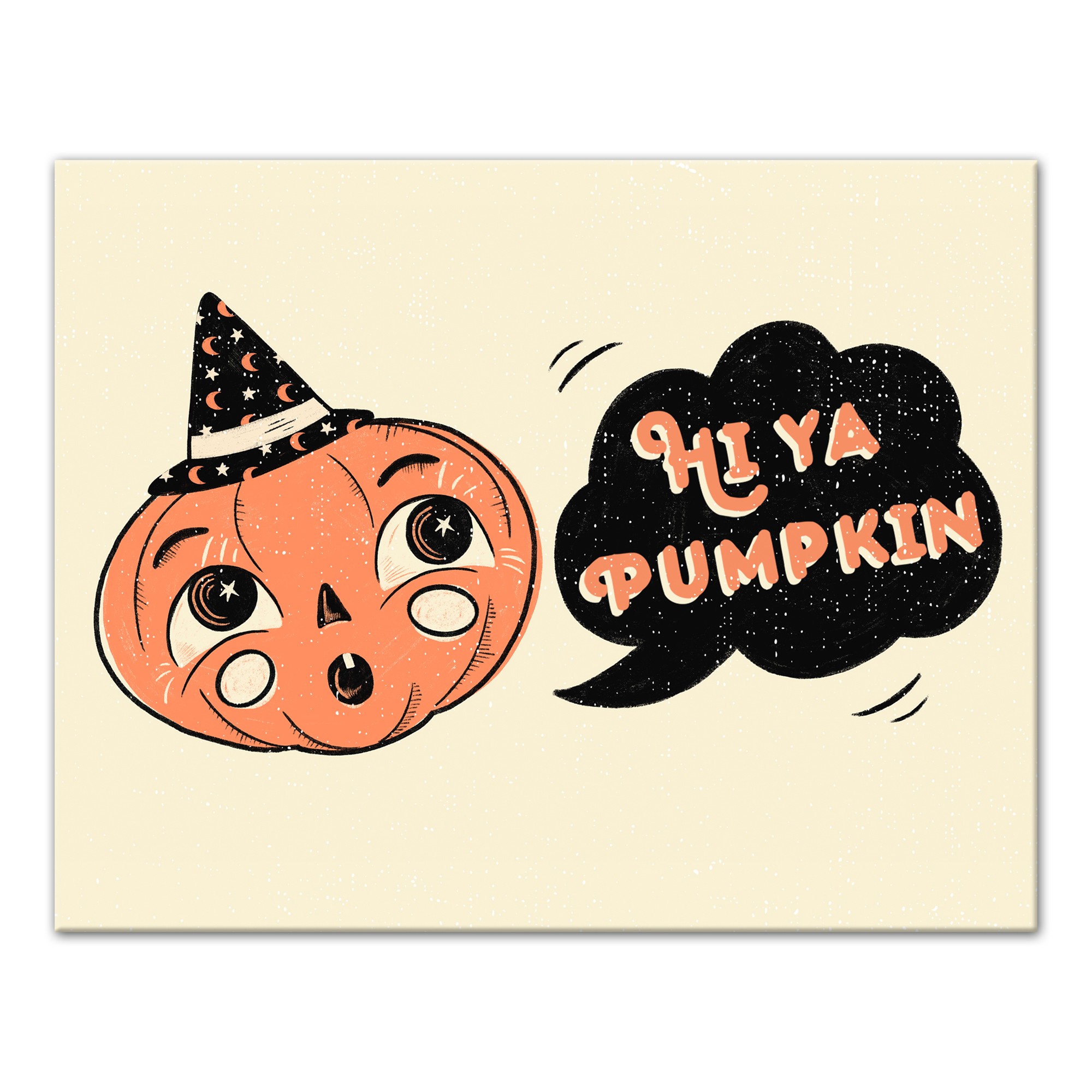 Hi Ya Pumpkin 11x14 Canvas Wall Art
