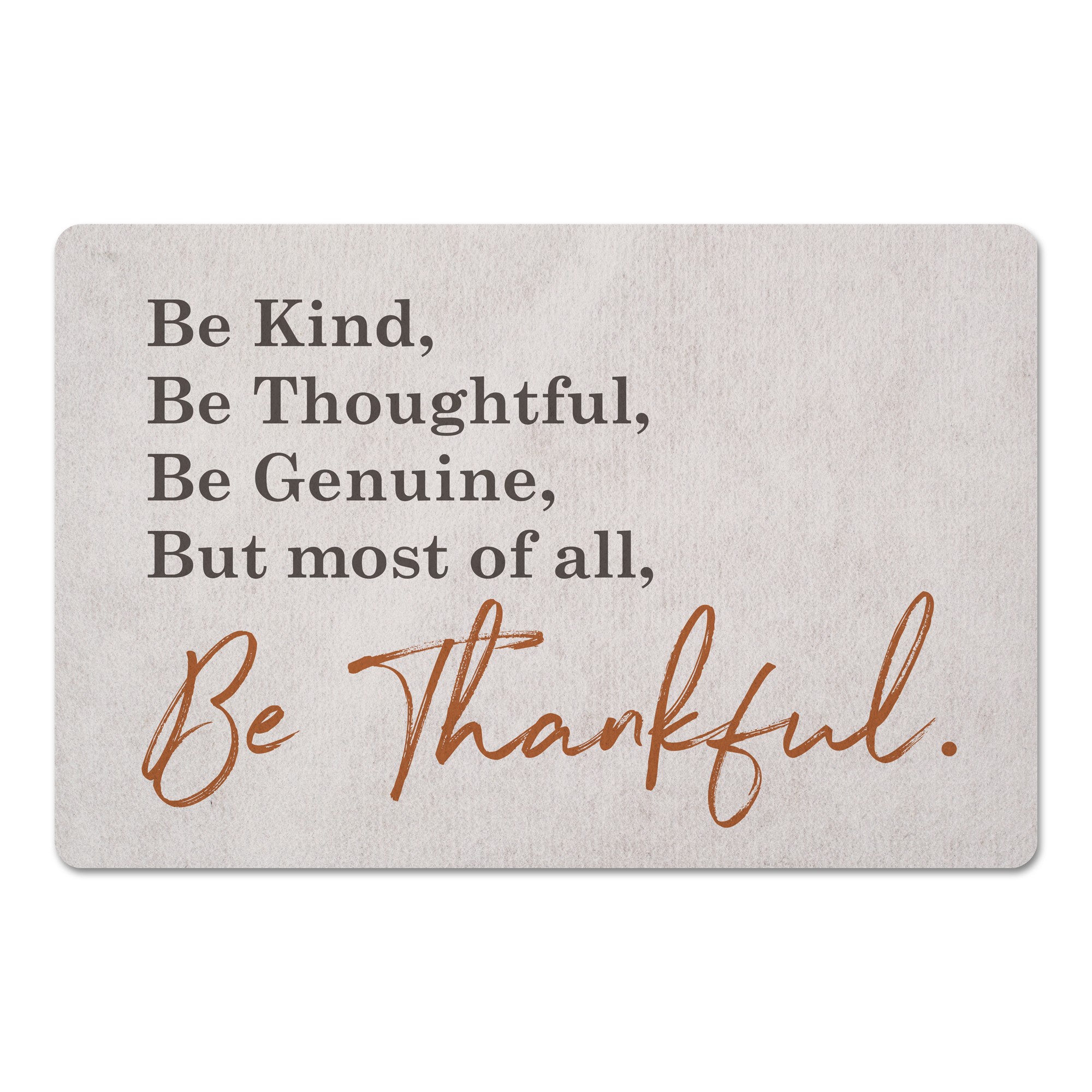 Thankful Typography 27x18 Floor Mat