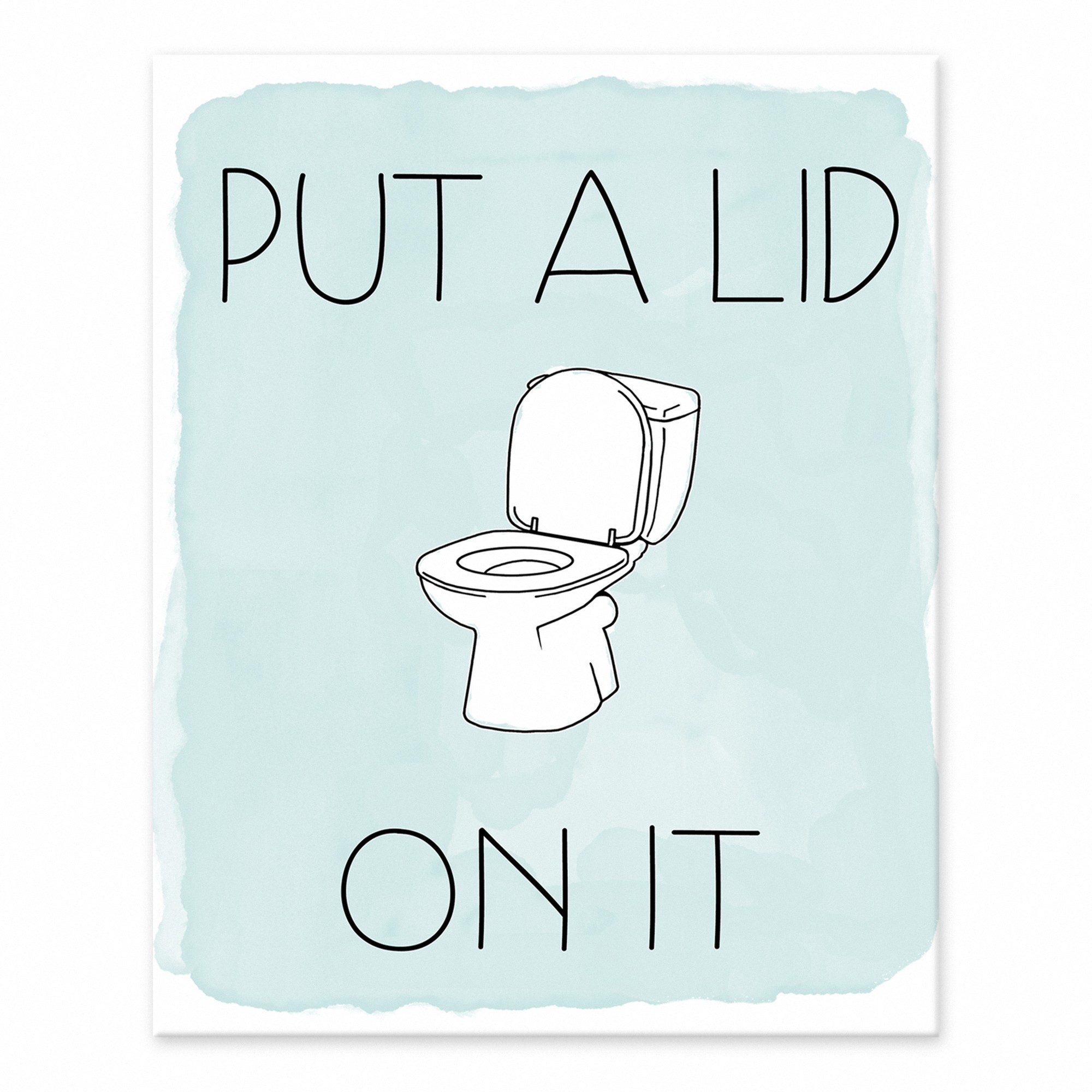Put a Lid On It 8x10 Tabletop Canvas