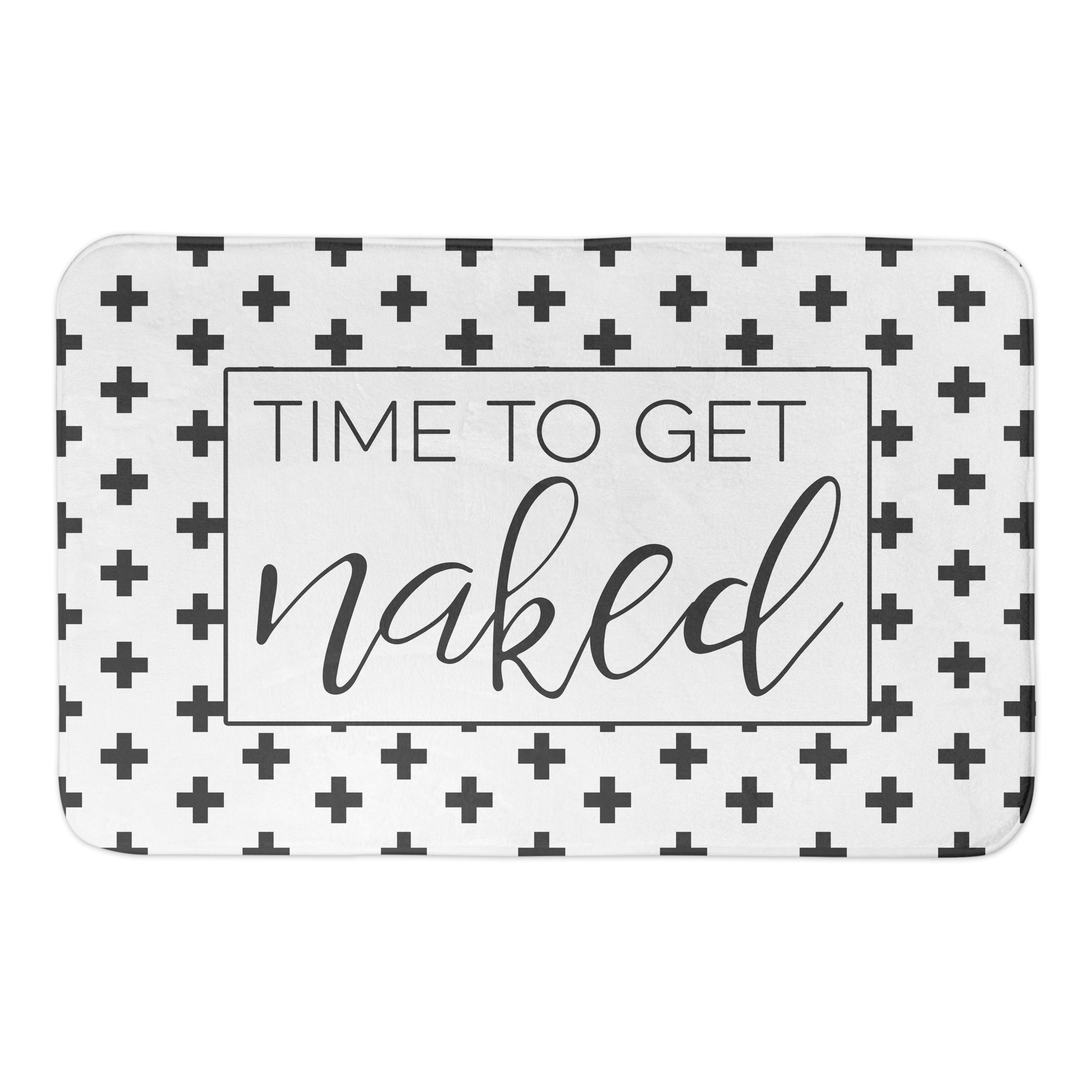 Time to Get Naked 34x21 Bath Mat