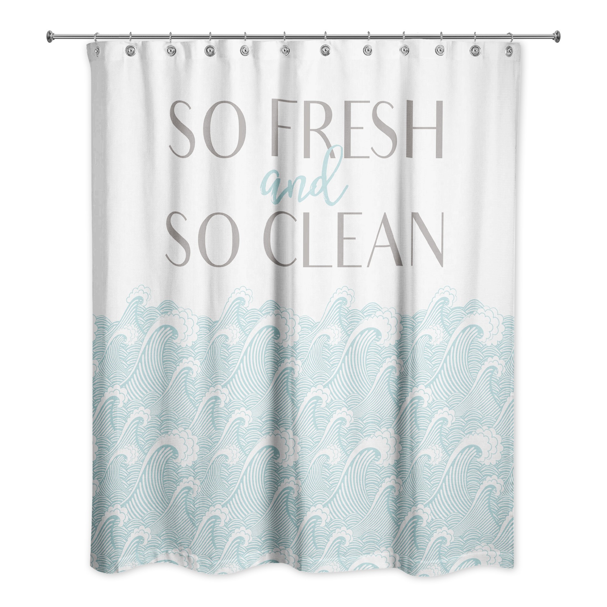 So Fresh So Clean 71x74 Shower Curtain