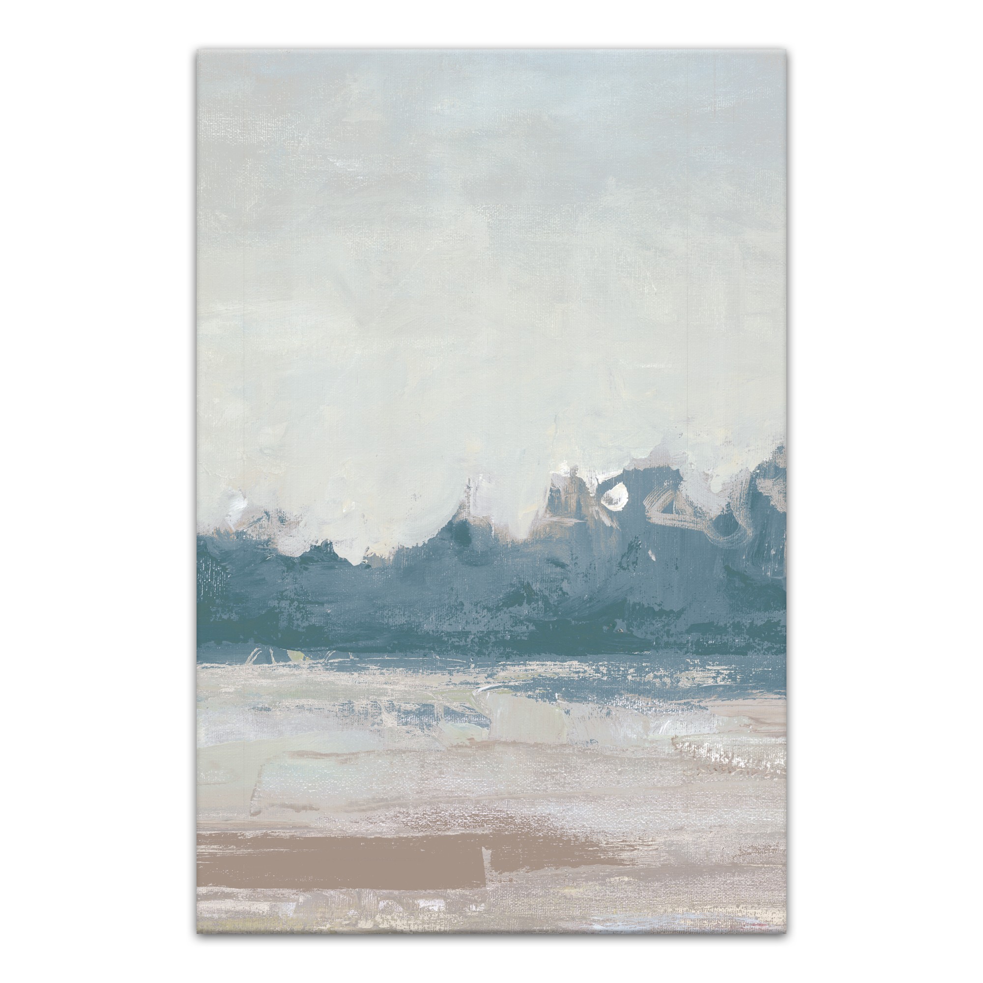 Organic Landscape Beige 20x30 Canvas Wall Art