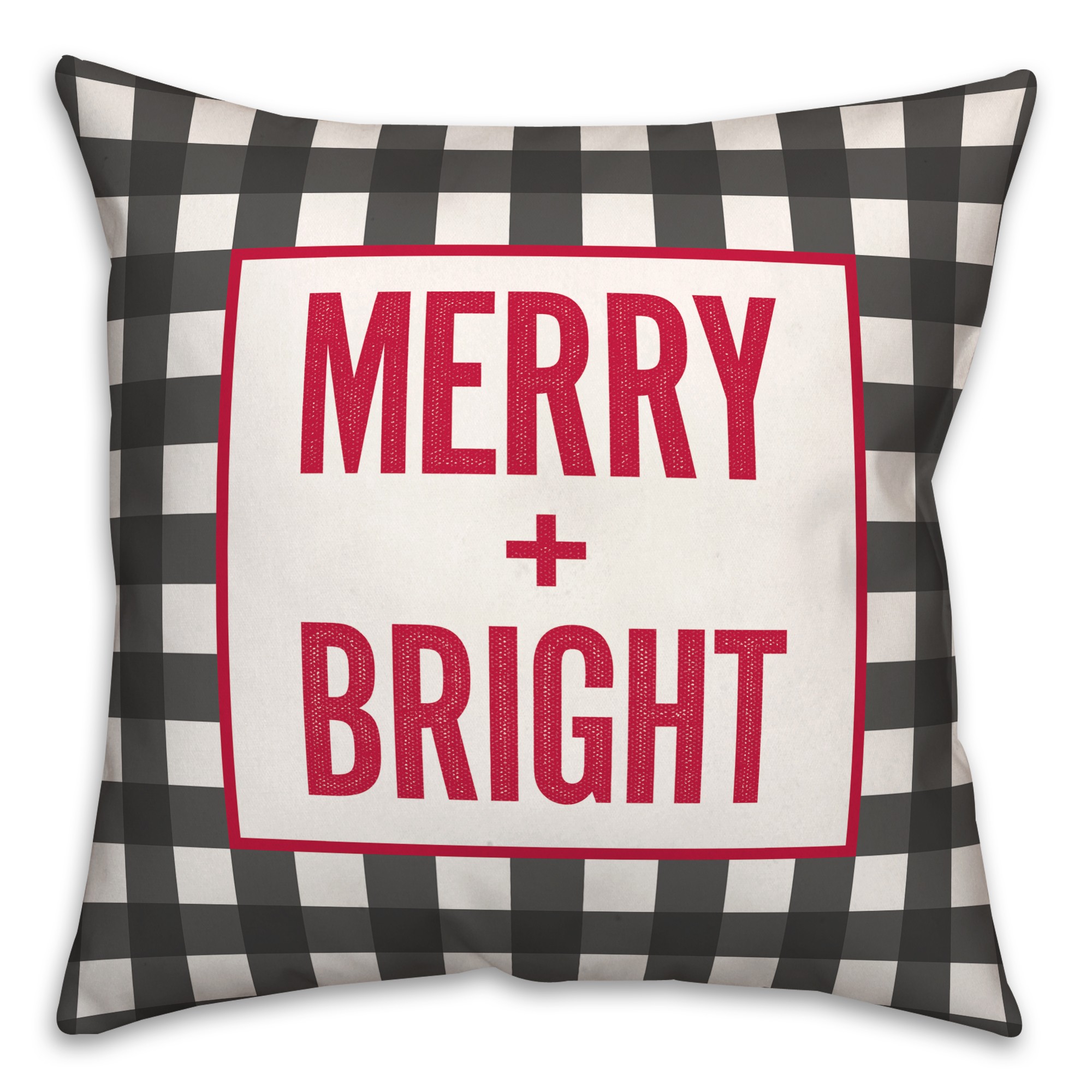 Merry and Bright 18x18 Spun Poly Pillow