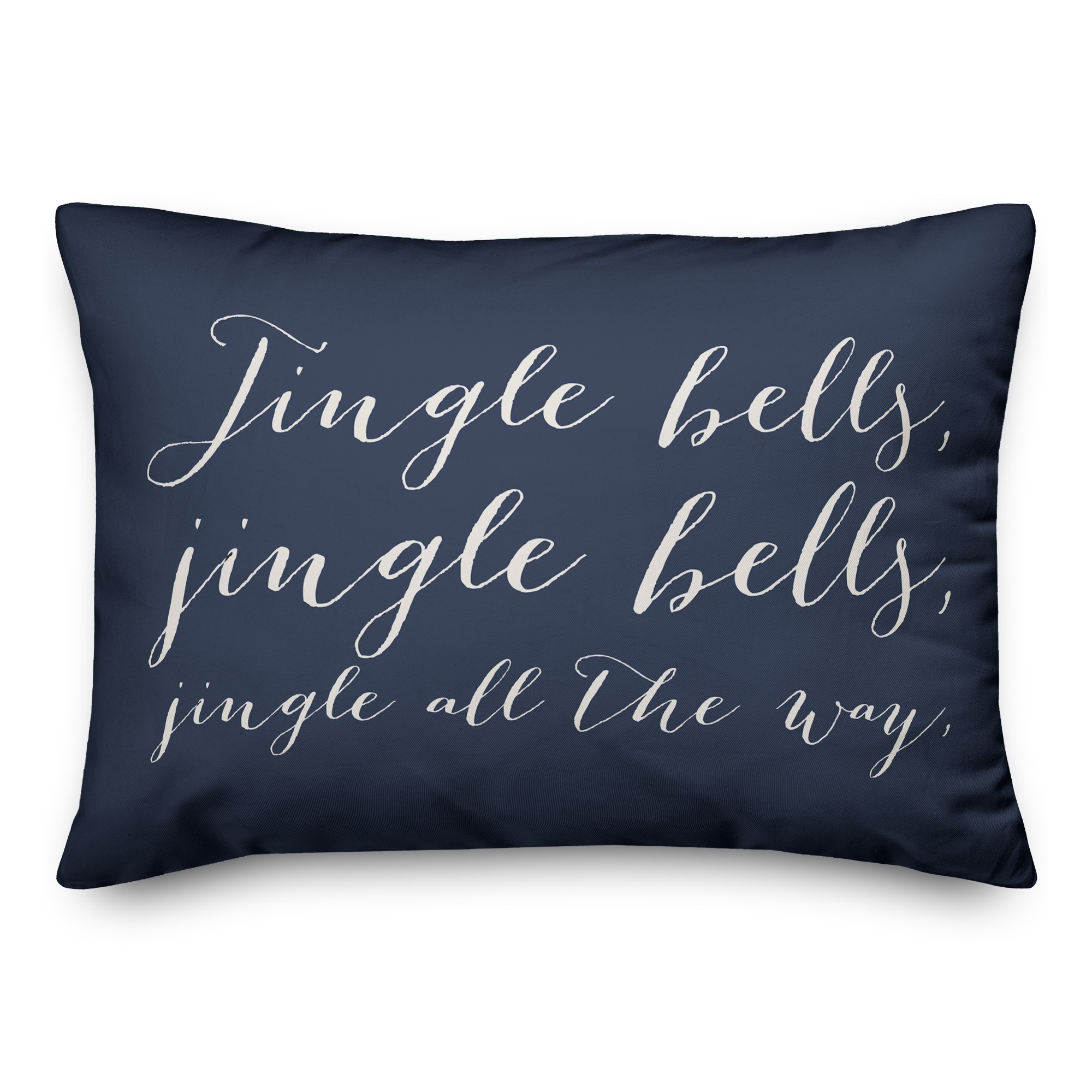 Jingle Bells 14x20 Spun Poly Pillow
