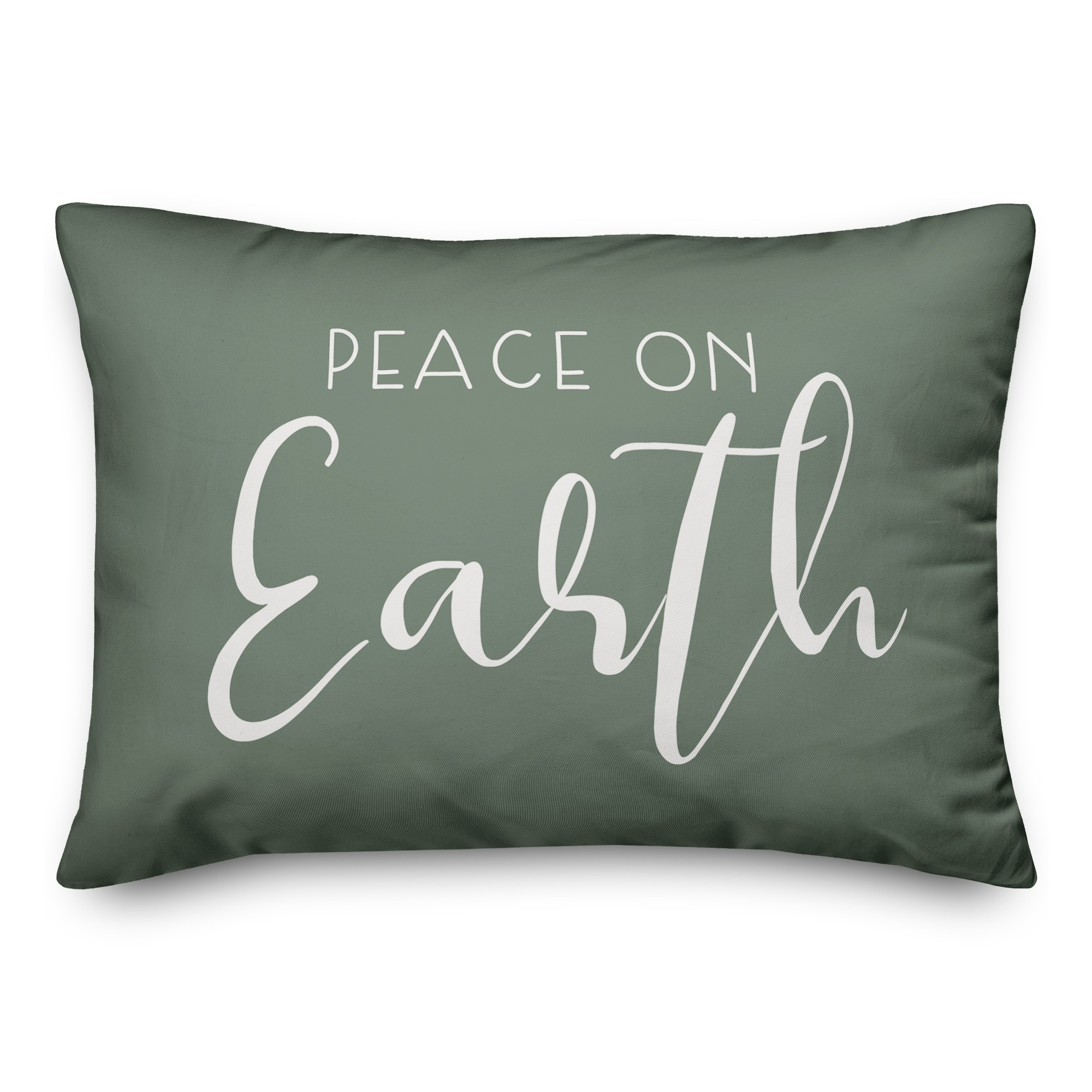 Peace on Earth 14x20 Spun Poly Pillow