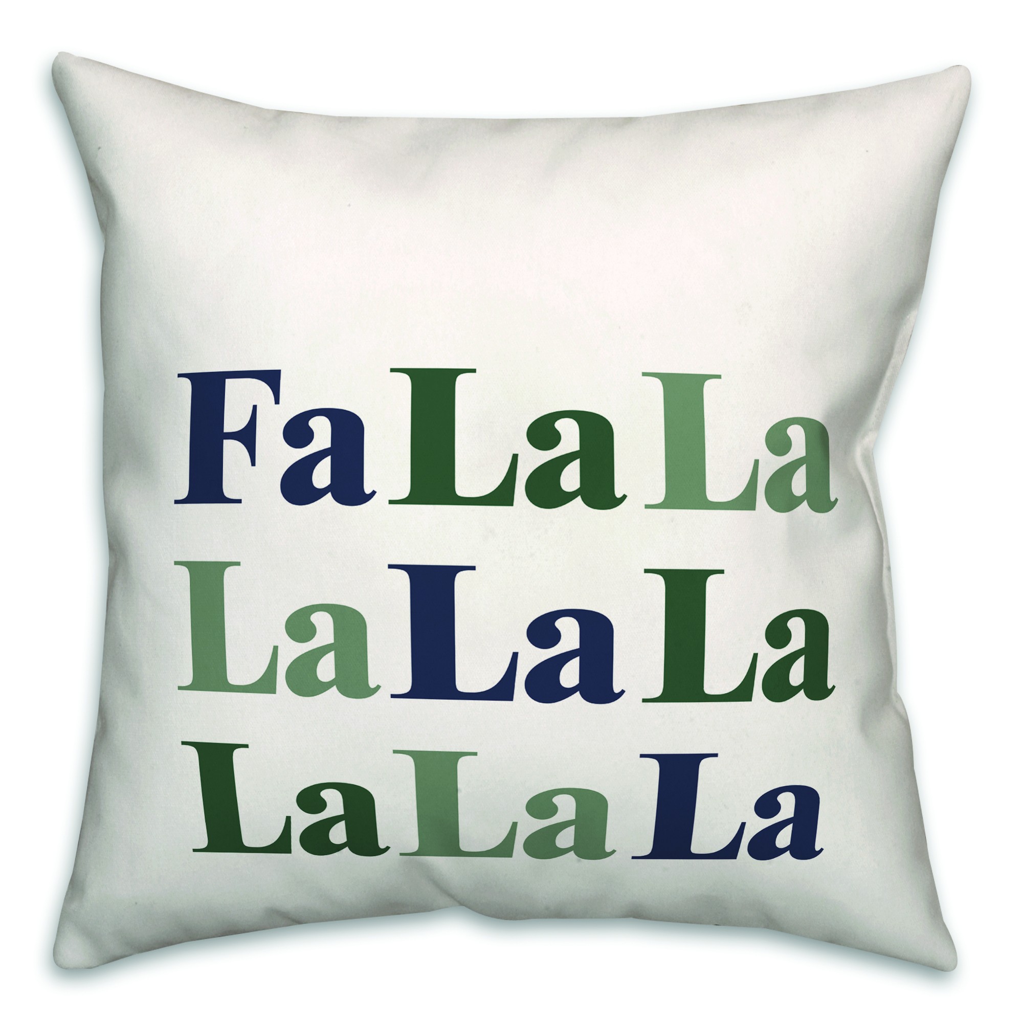 Fa La La Neutrals 18x18 Spun Poly Pillow