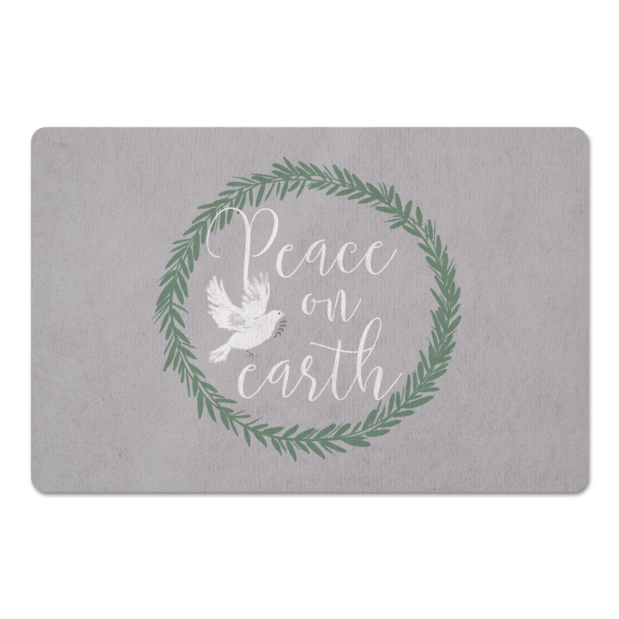 Peace on Earth 27x18 Floor Mat