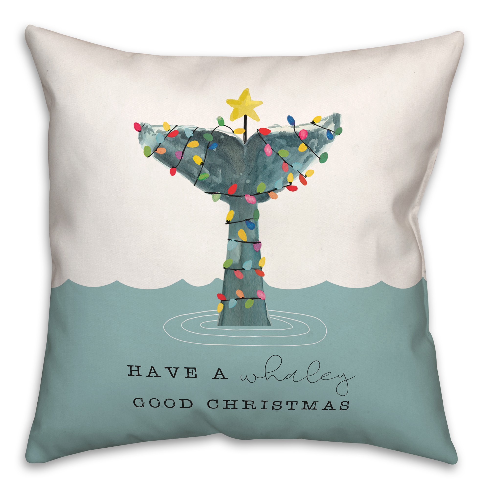 A Whaley Good Christmas 18x18 Spun Poly Pillow