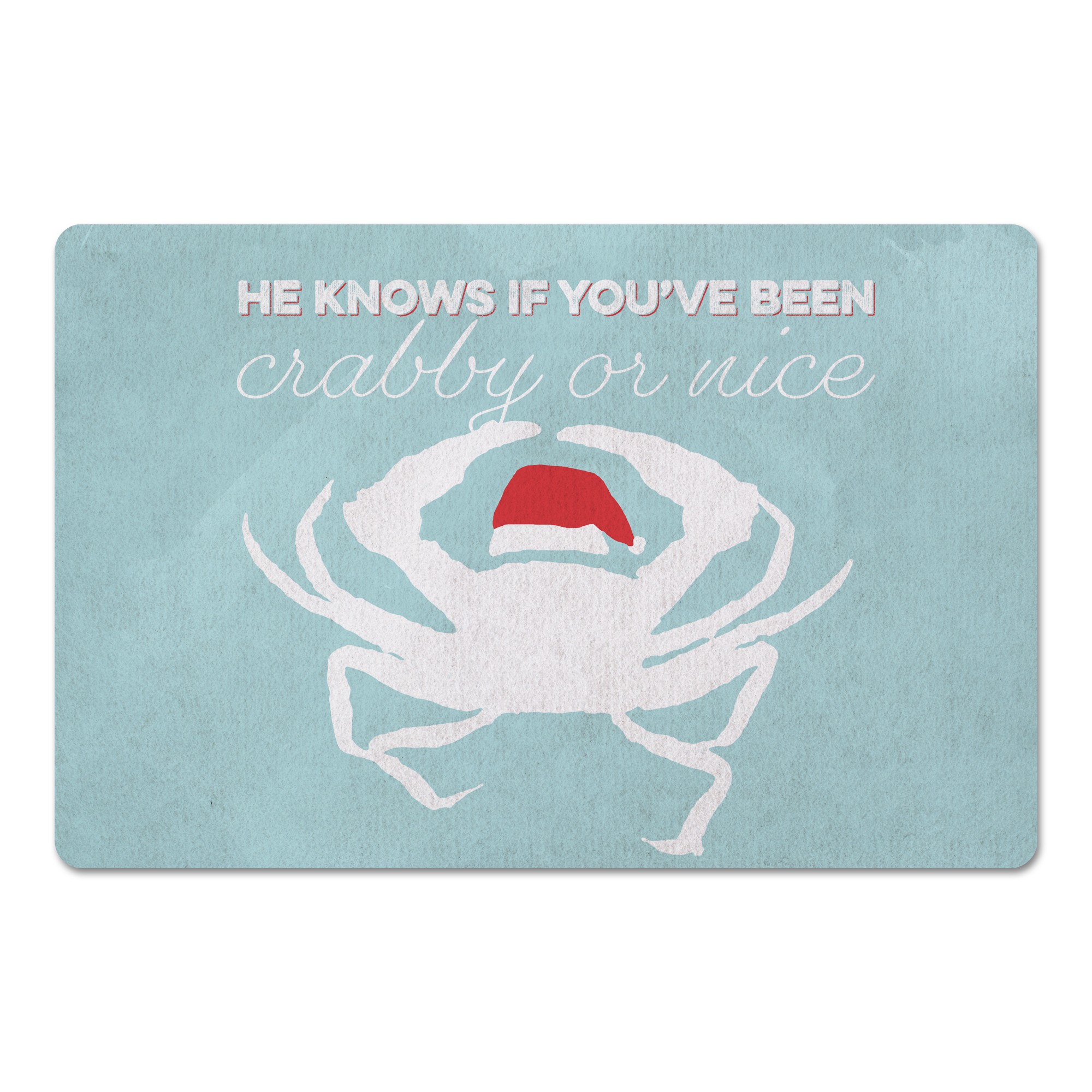 Crabby or Nice 27x18 Floor Mat